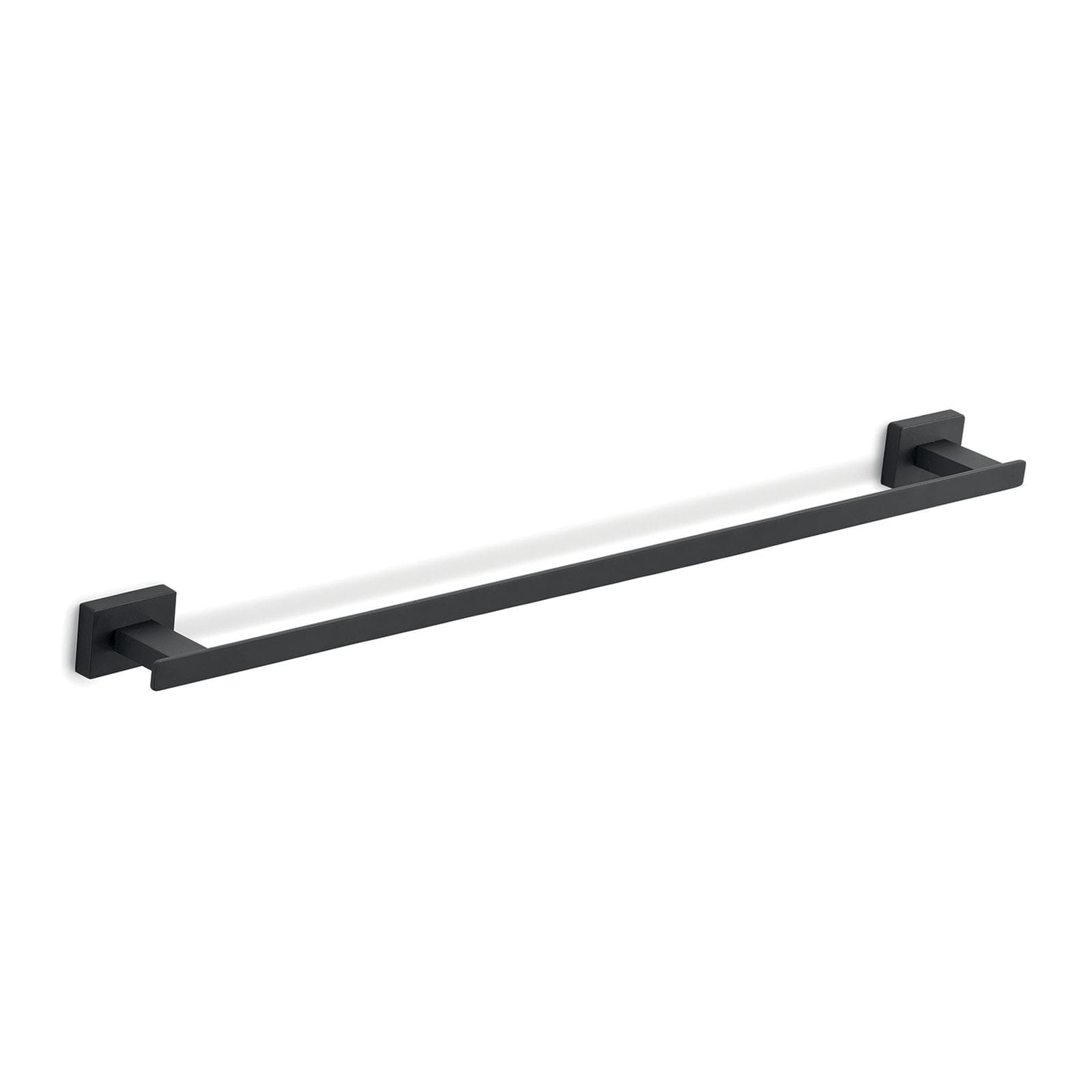 Portasalviette a muro 60 cm in acciaio inox e cromall nero - Atena di Gedy