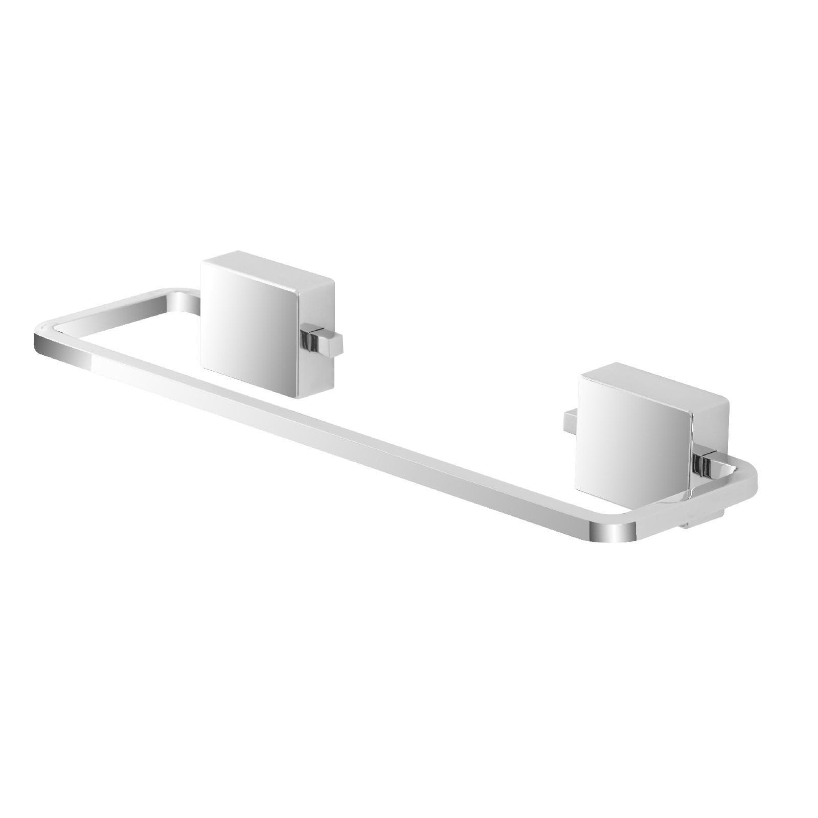 Portasalviette a muro 30 cm in acciaio cromato - Linea Velvet