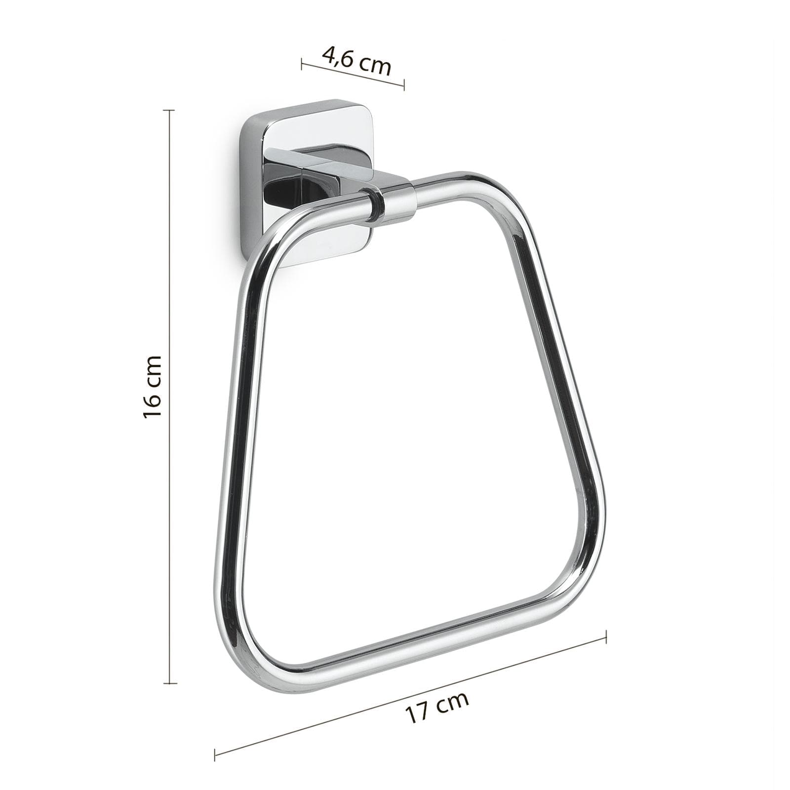 Portasalviette ad anello in acciaio inox - Tonga di Gedy