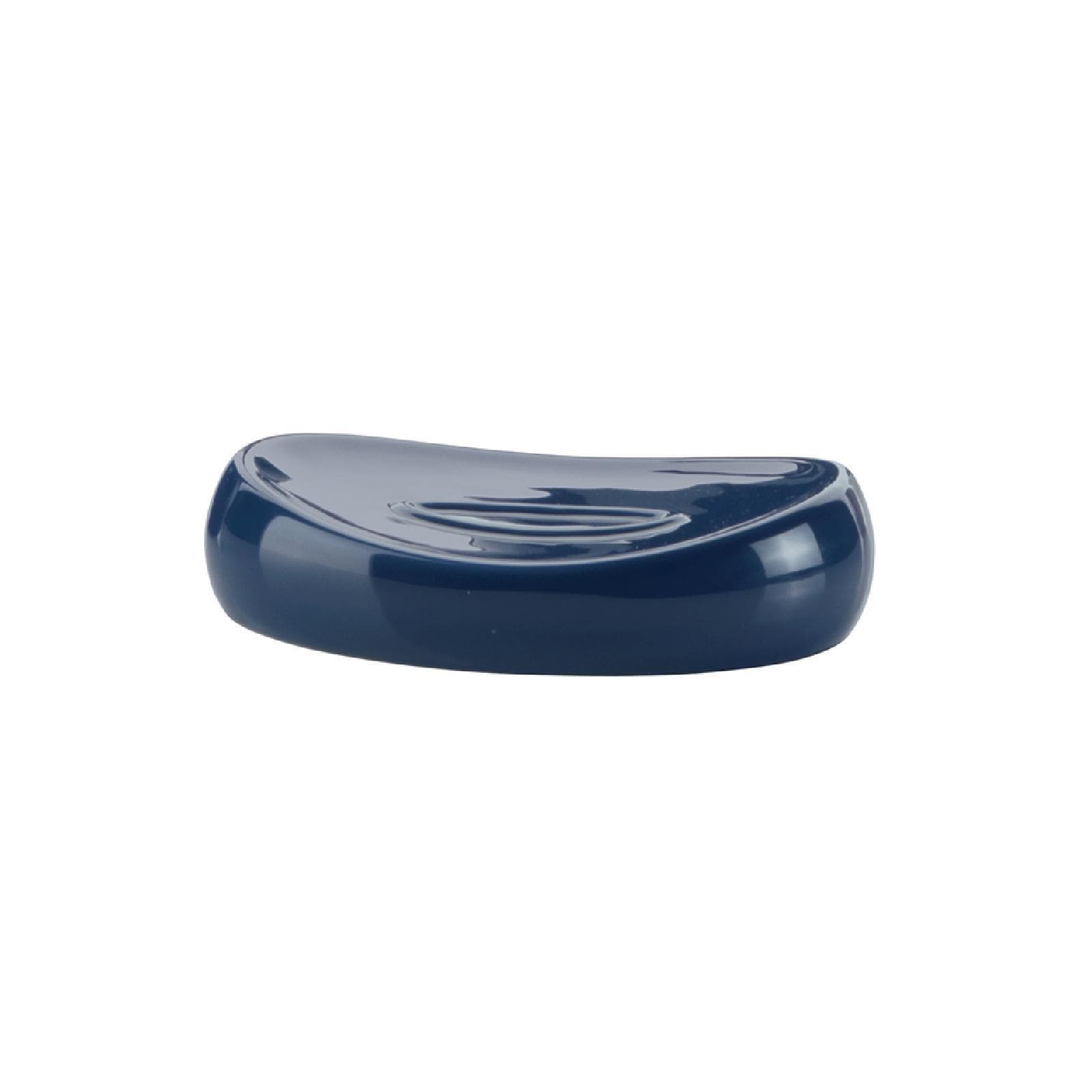 Portasapone d'appoggio in ceramica blu - Azalea di Gedy