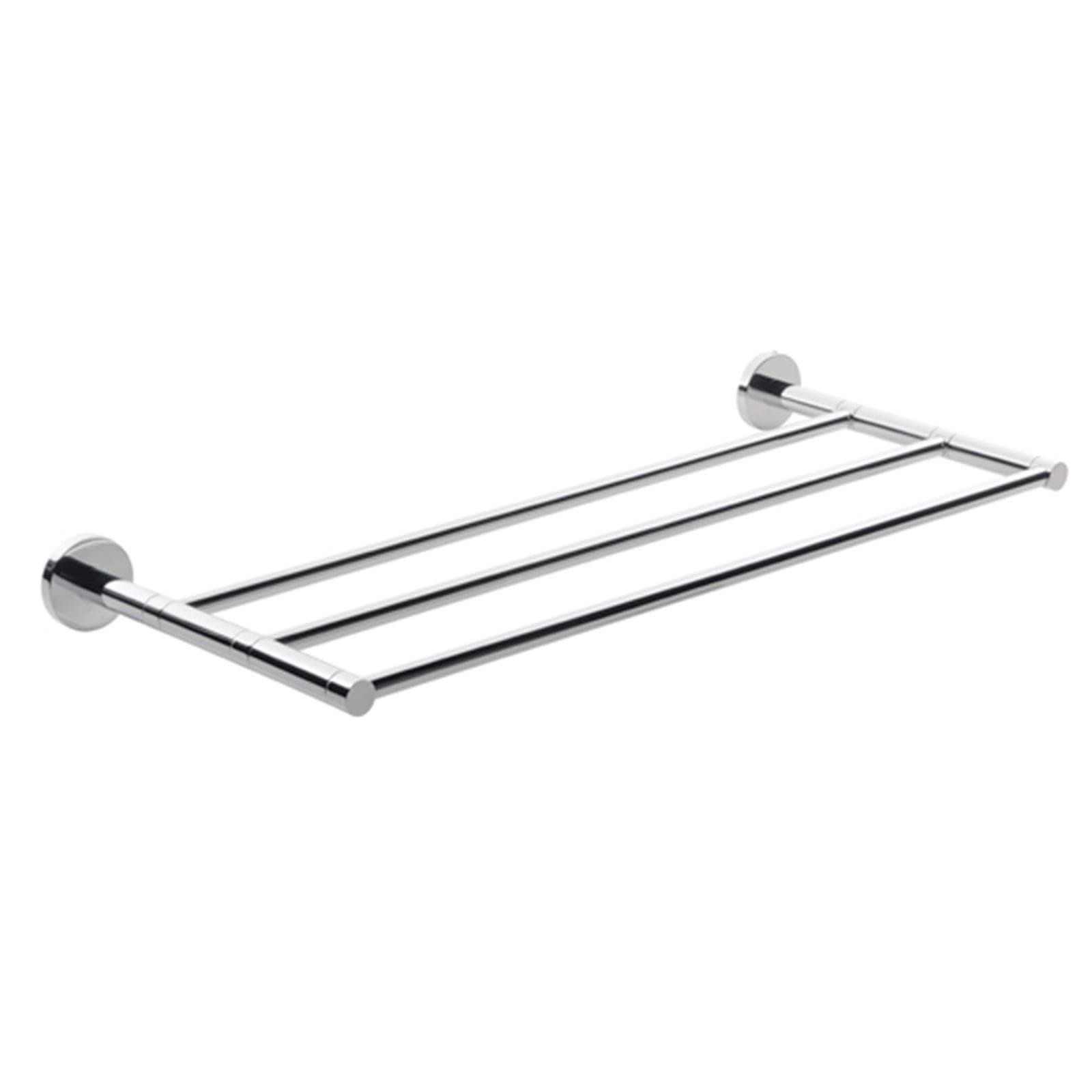 Mensola portasalviette in cromall e acciaio inox cromo - Felce di Gedy