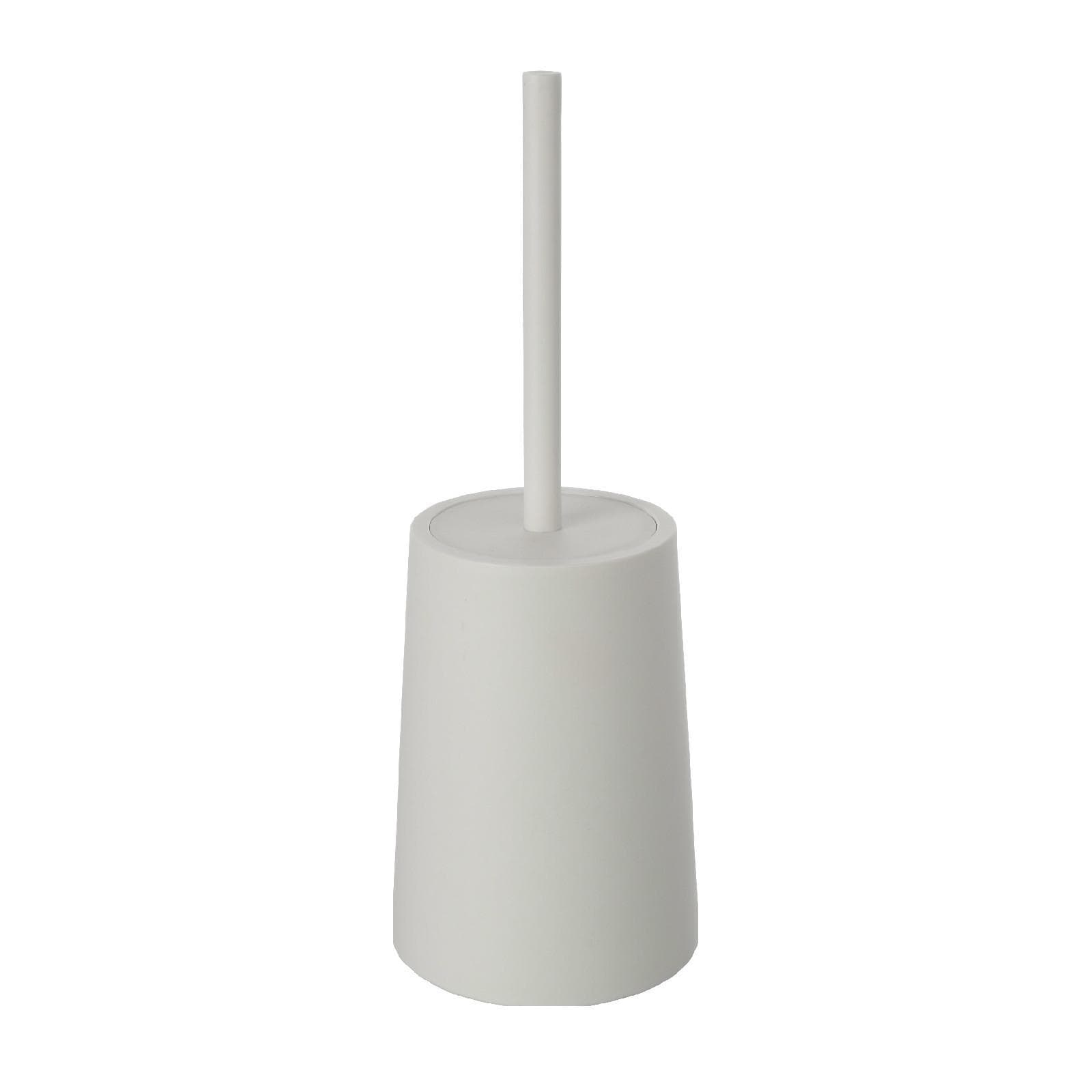 Portascopino da appoggio in resina bianco - Linea Pop