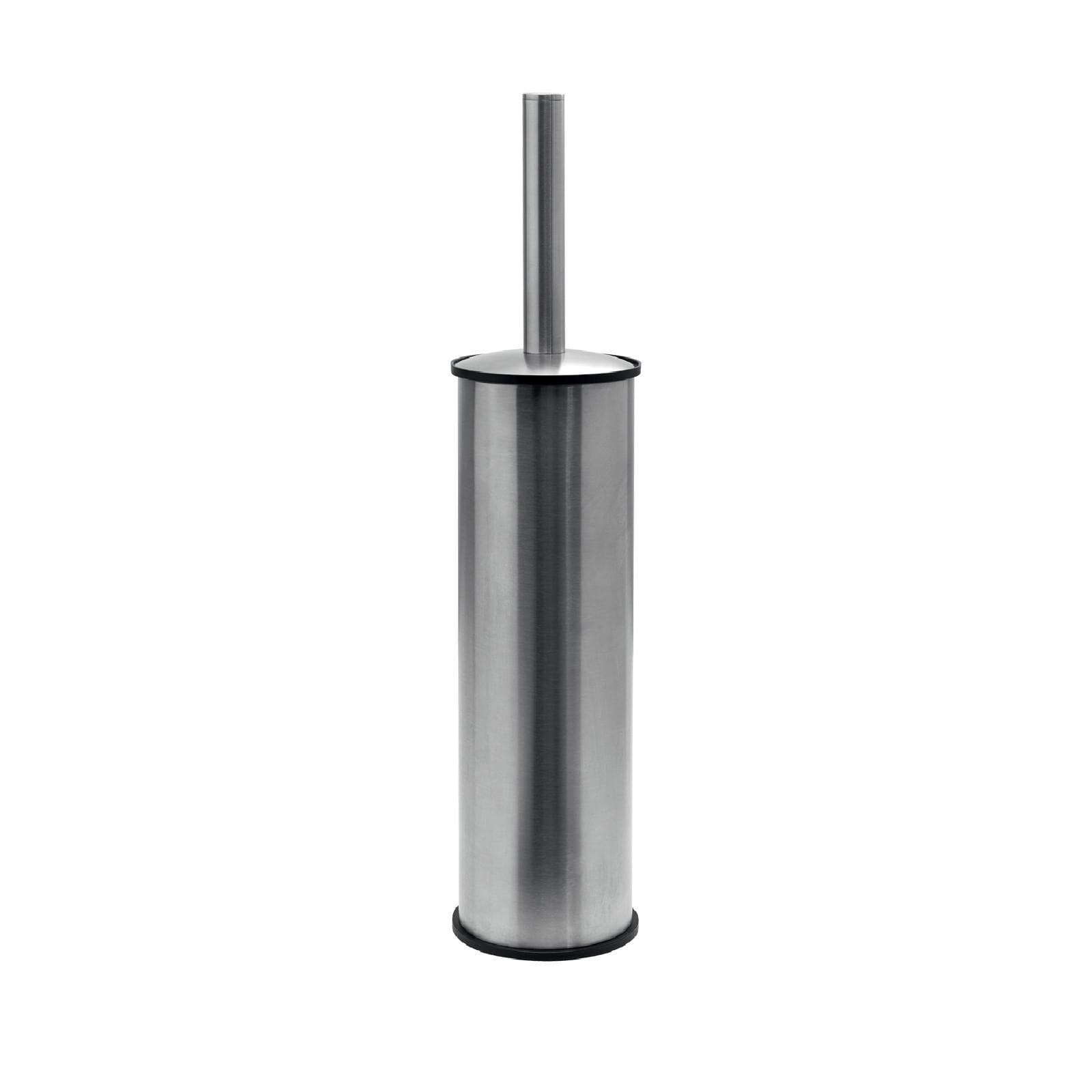 Portascopino da appoggio in acciaio inox spazzolato - Project di Gedy
