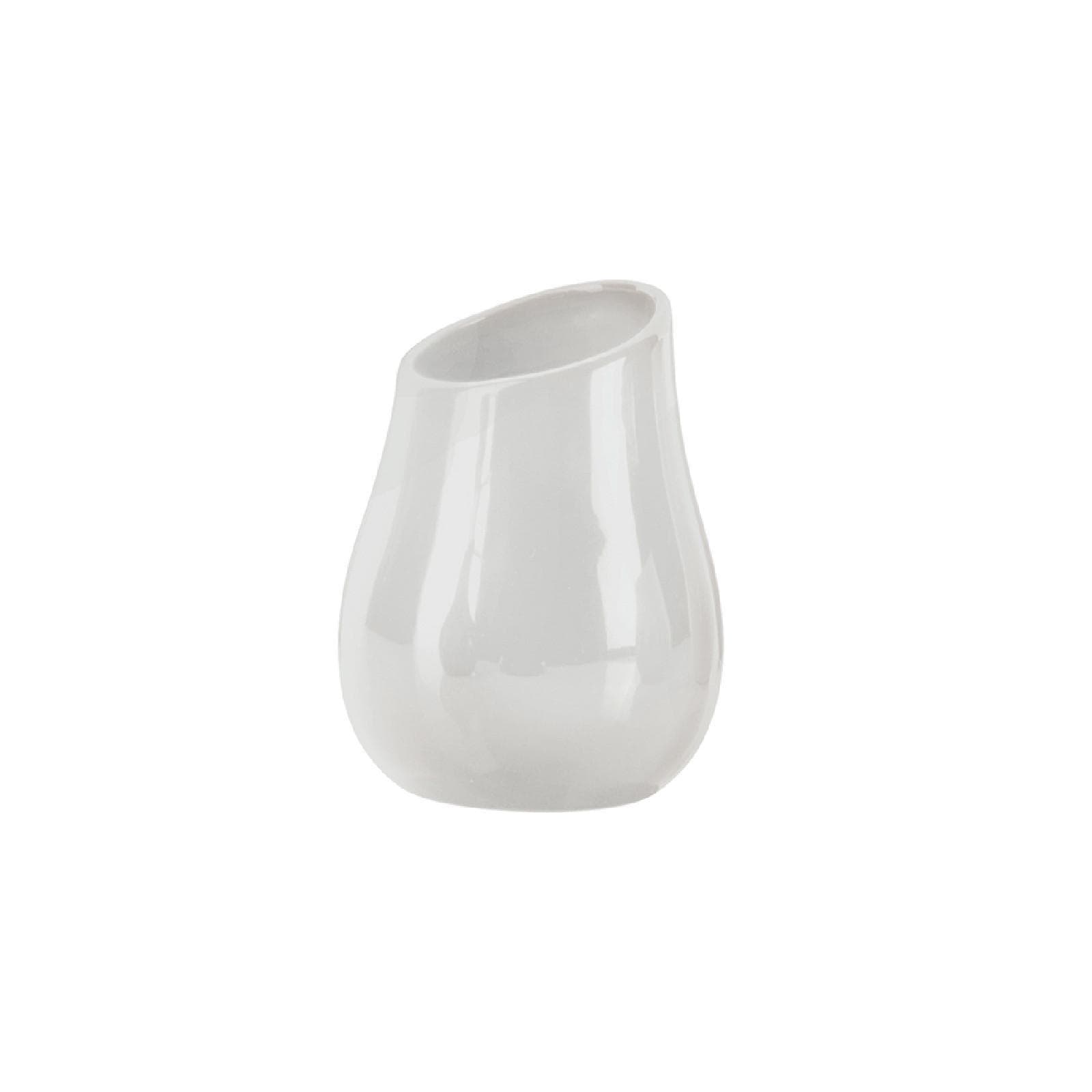 Portaspazzolini d'appoggio in ceramica bianco - Azalea di Gedy