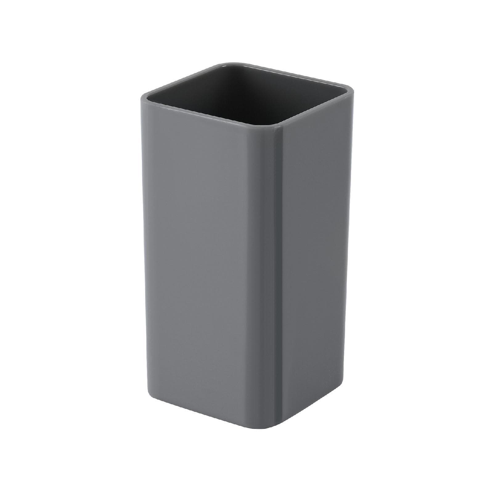 Portaspazzolini da appoggio grigio - Linea Star