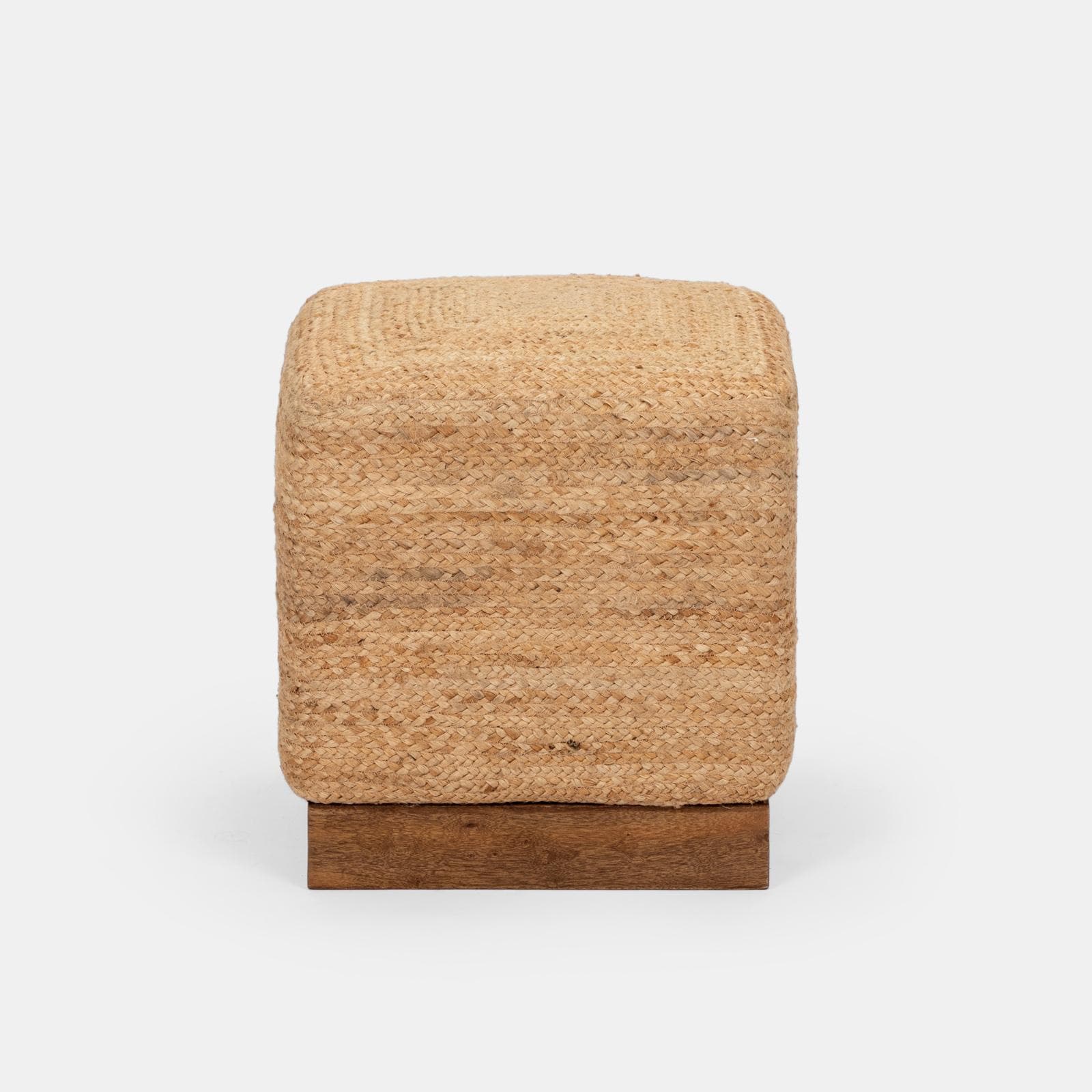 Pouf 43x43 cm in juta naturale - Sergent
