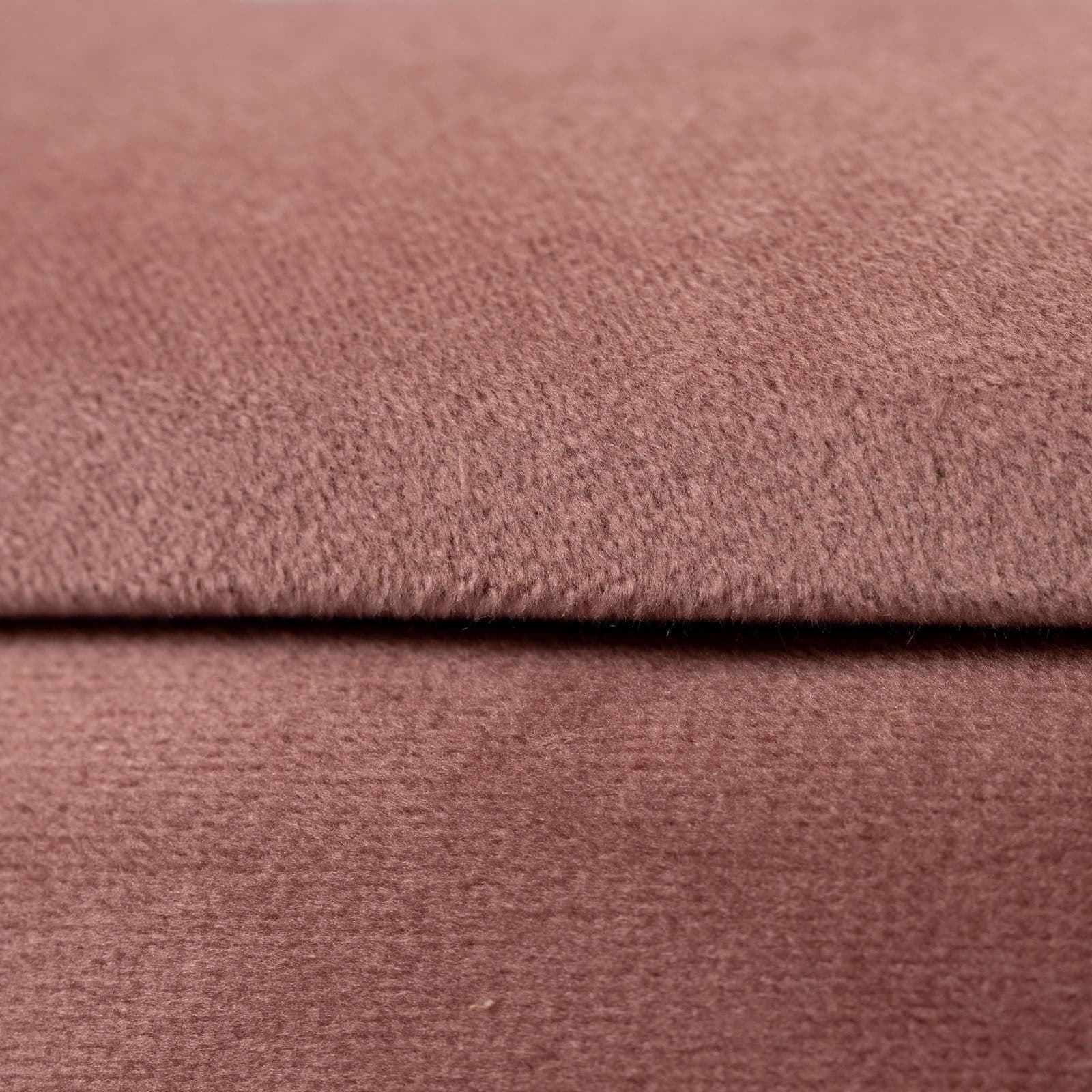 Pouf contenitore 43x37h cm in velluto rosa antico con base oro - Balance