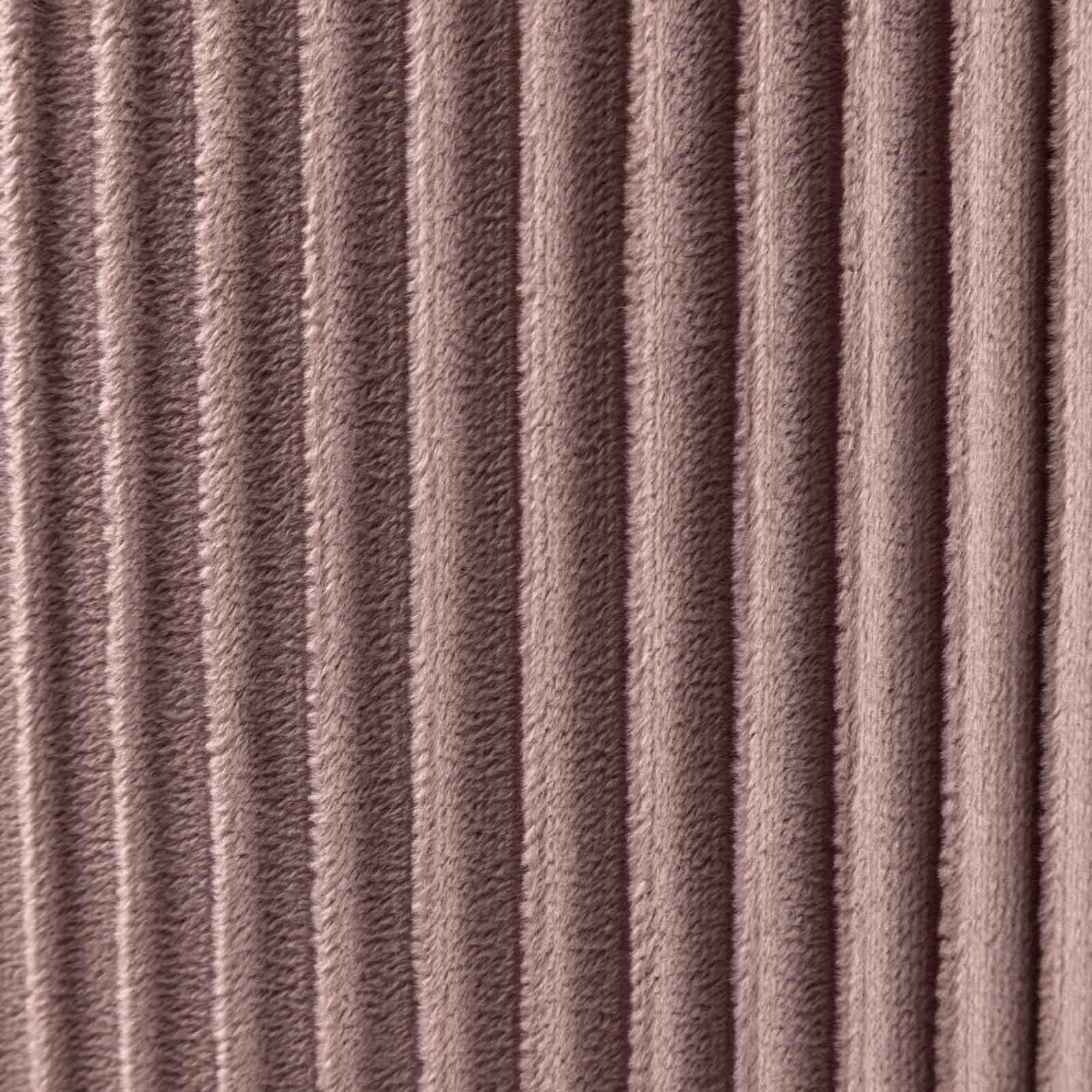 Pouf contenitore 42 cm in velluto rosa antico - Albatros