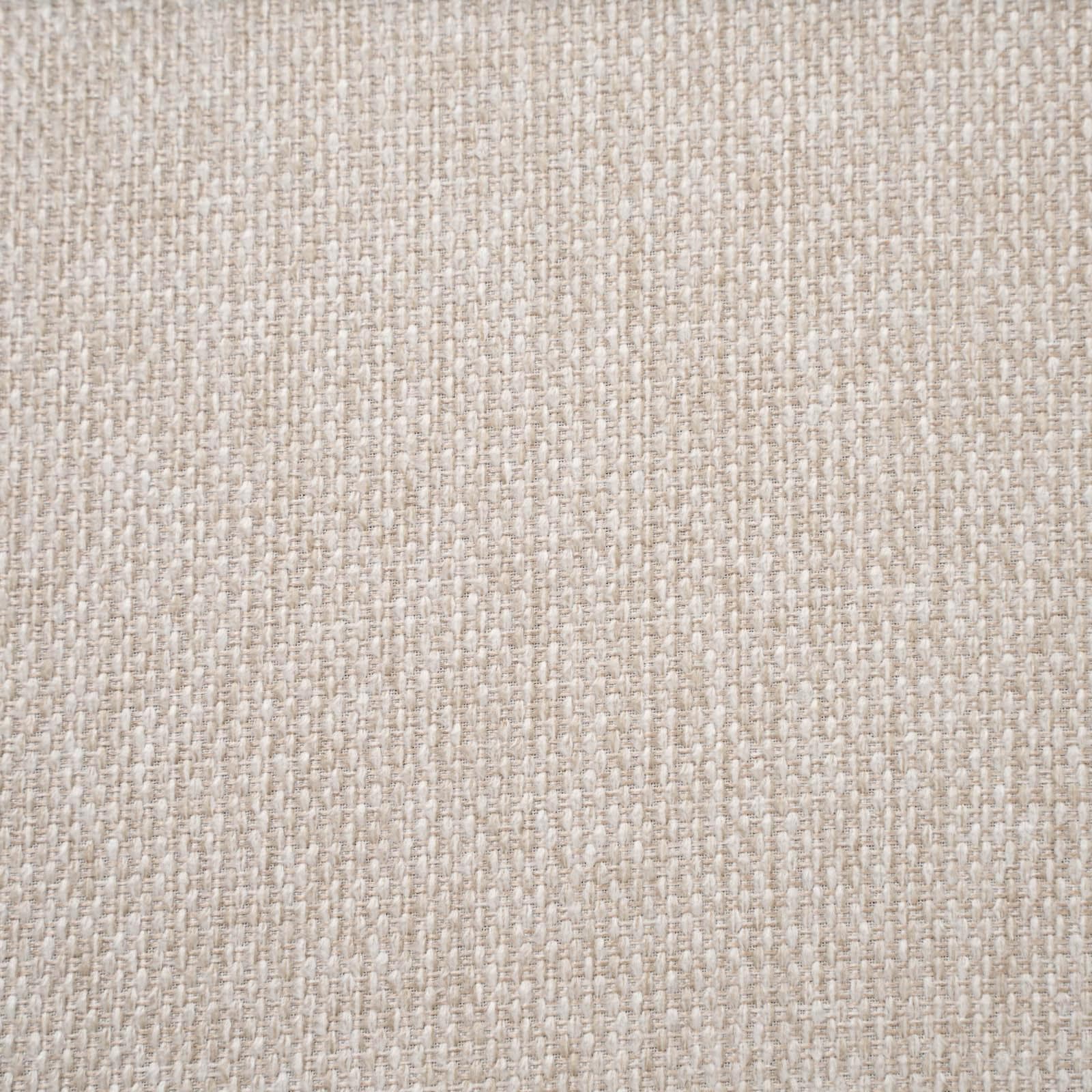 Pouf ovale 60x33h cm in tessuto effetto maglia beige - Graziana