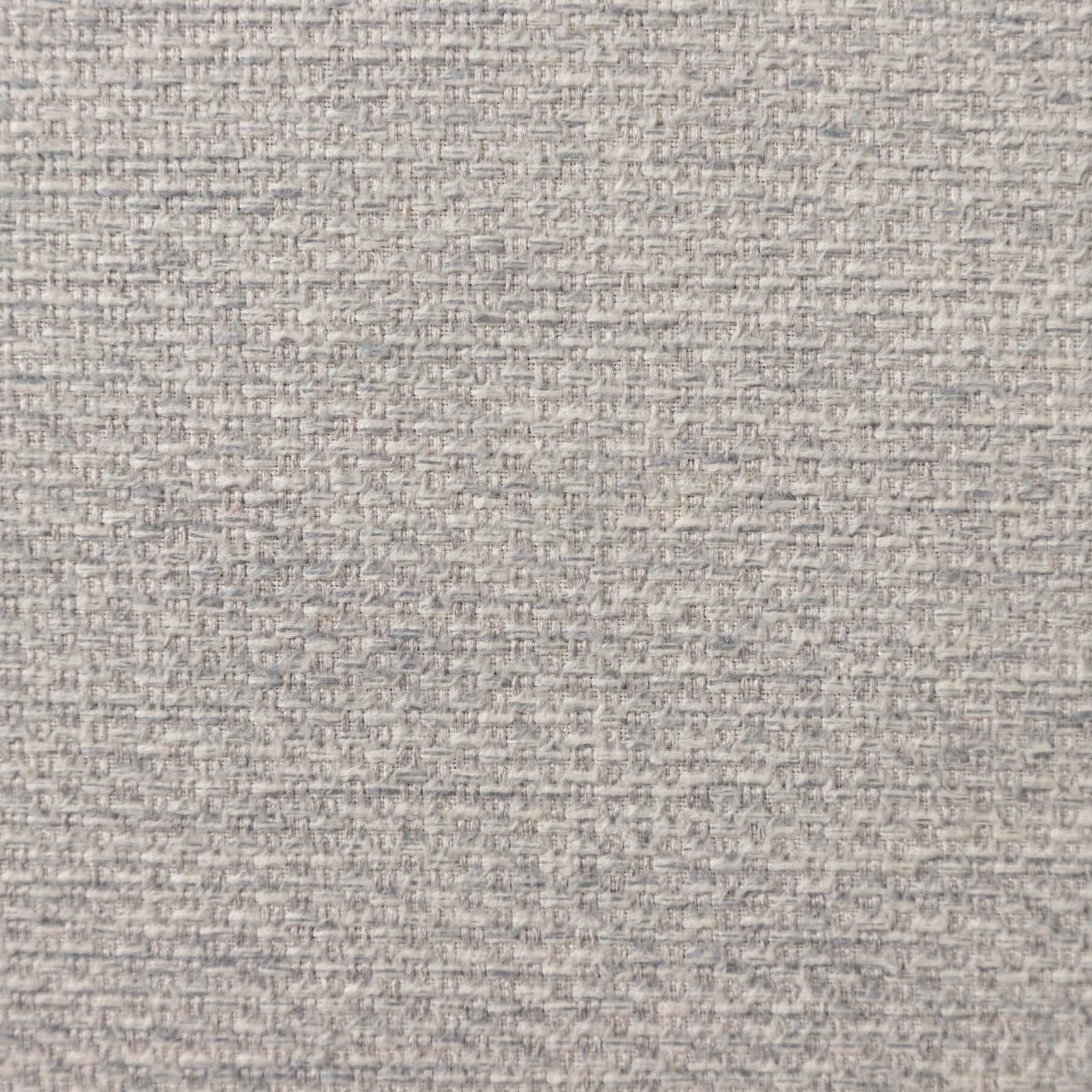 Pouf ovale 60x33h cm in tessuto effetto maglia grigio ghiaccio - Graziana