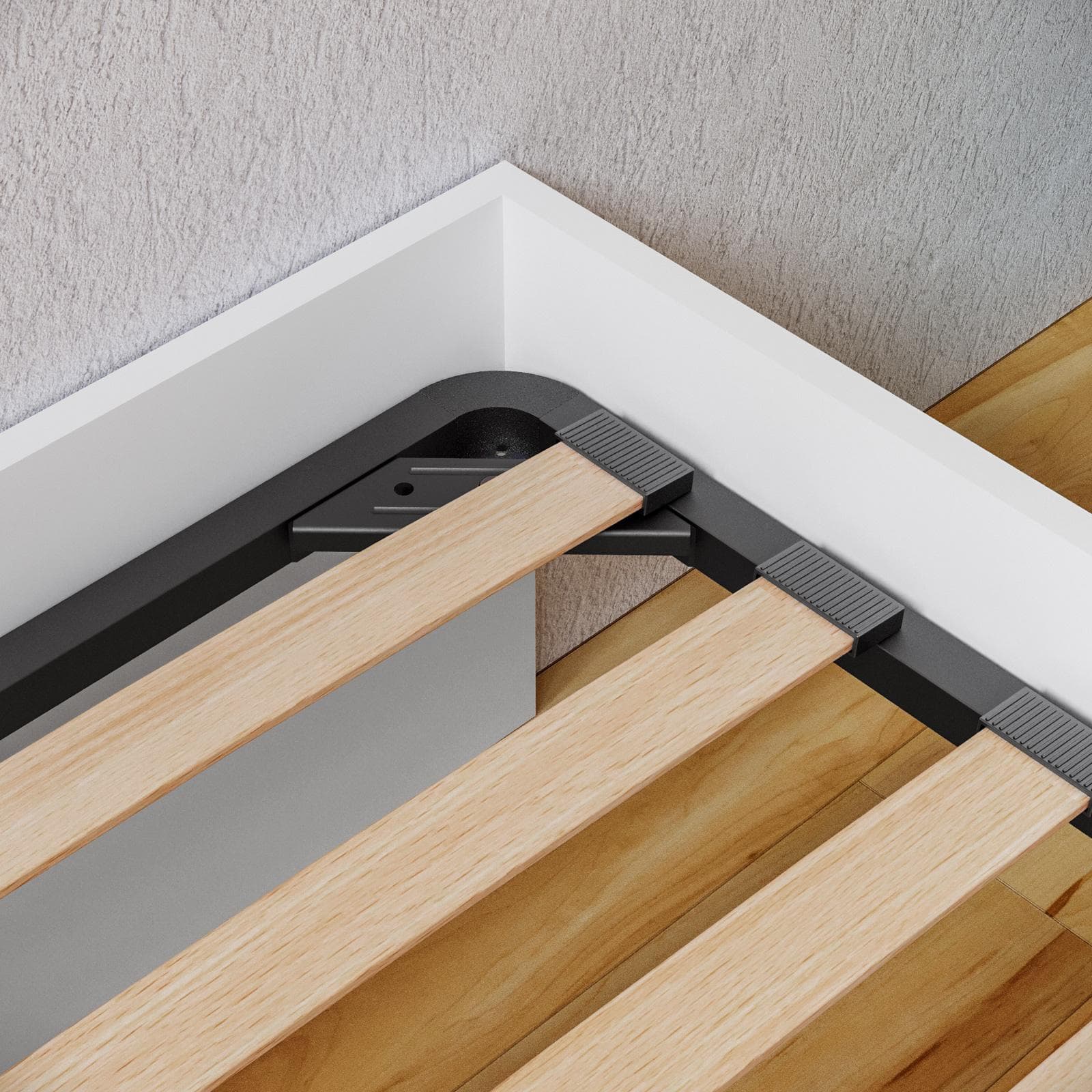 Rete a doghe per letto singolo 80x200 cm senza piedini
