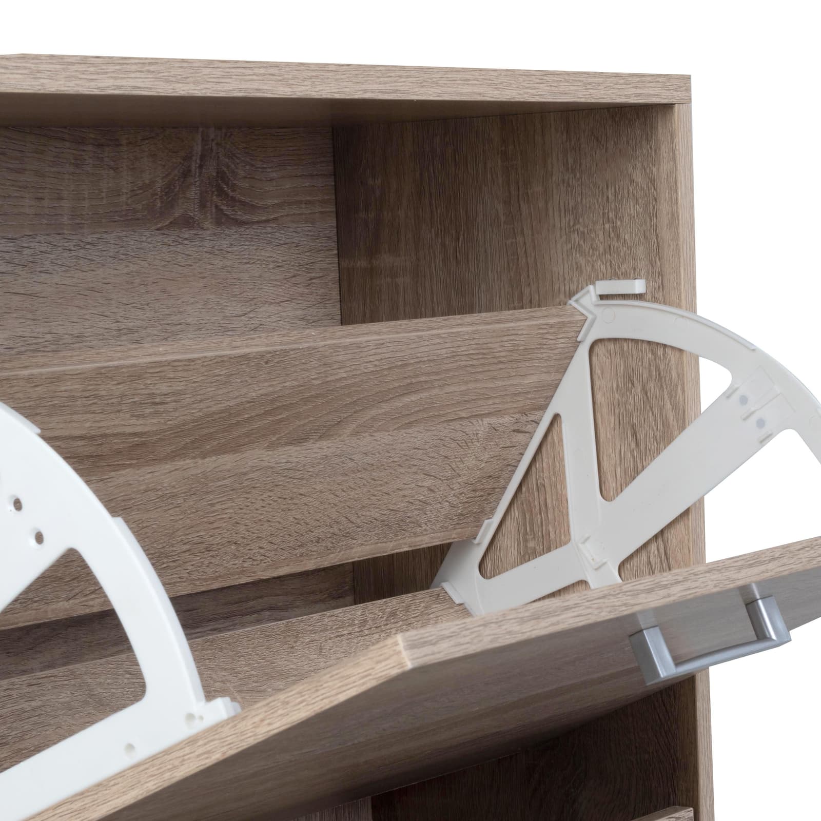 Scarpiera 60x82h cm rovere con 2 ante a ribalta - Sonic