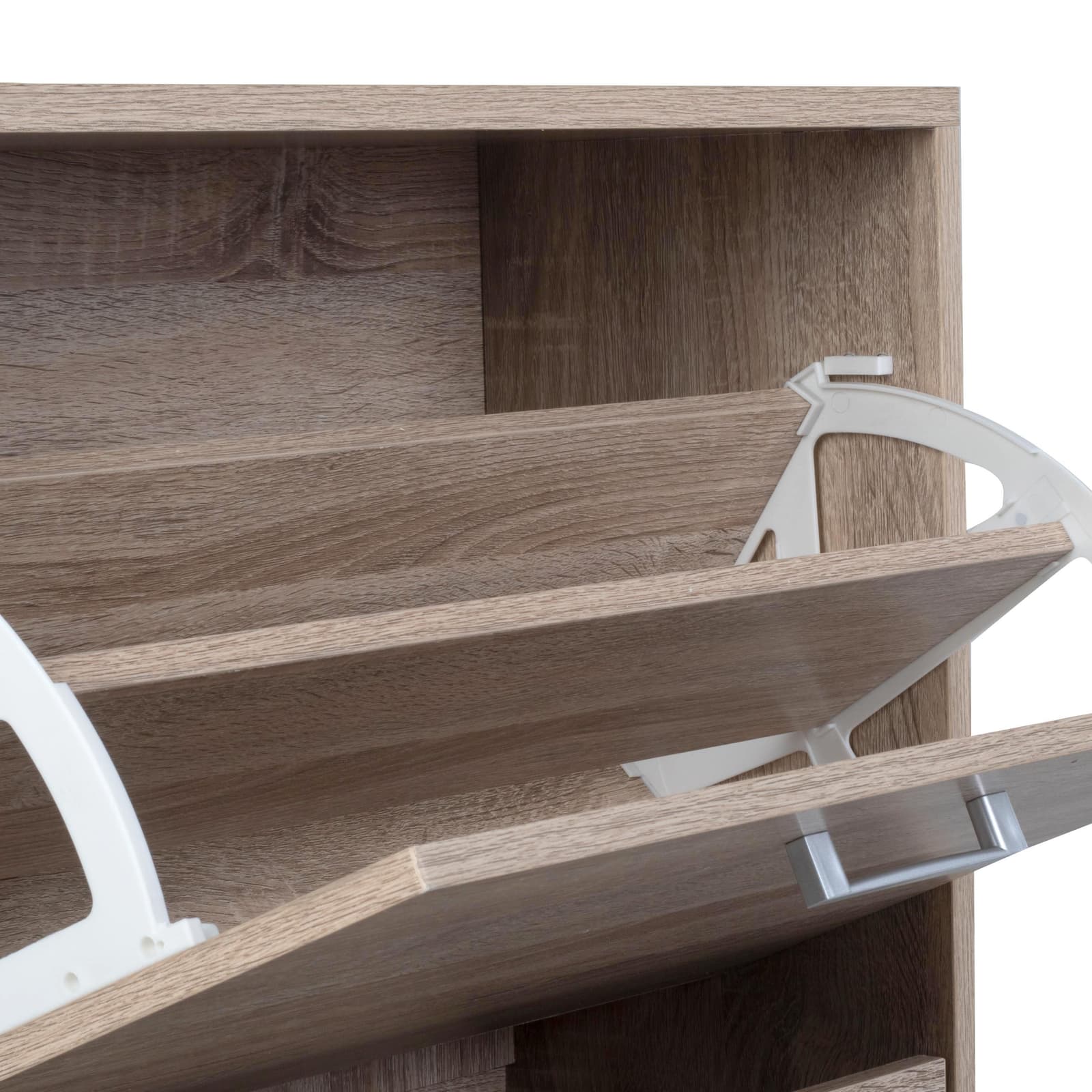 Scarpiera 60x82h cm rovere con 2 ante a ribalta - Sonic
