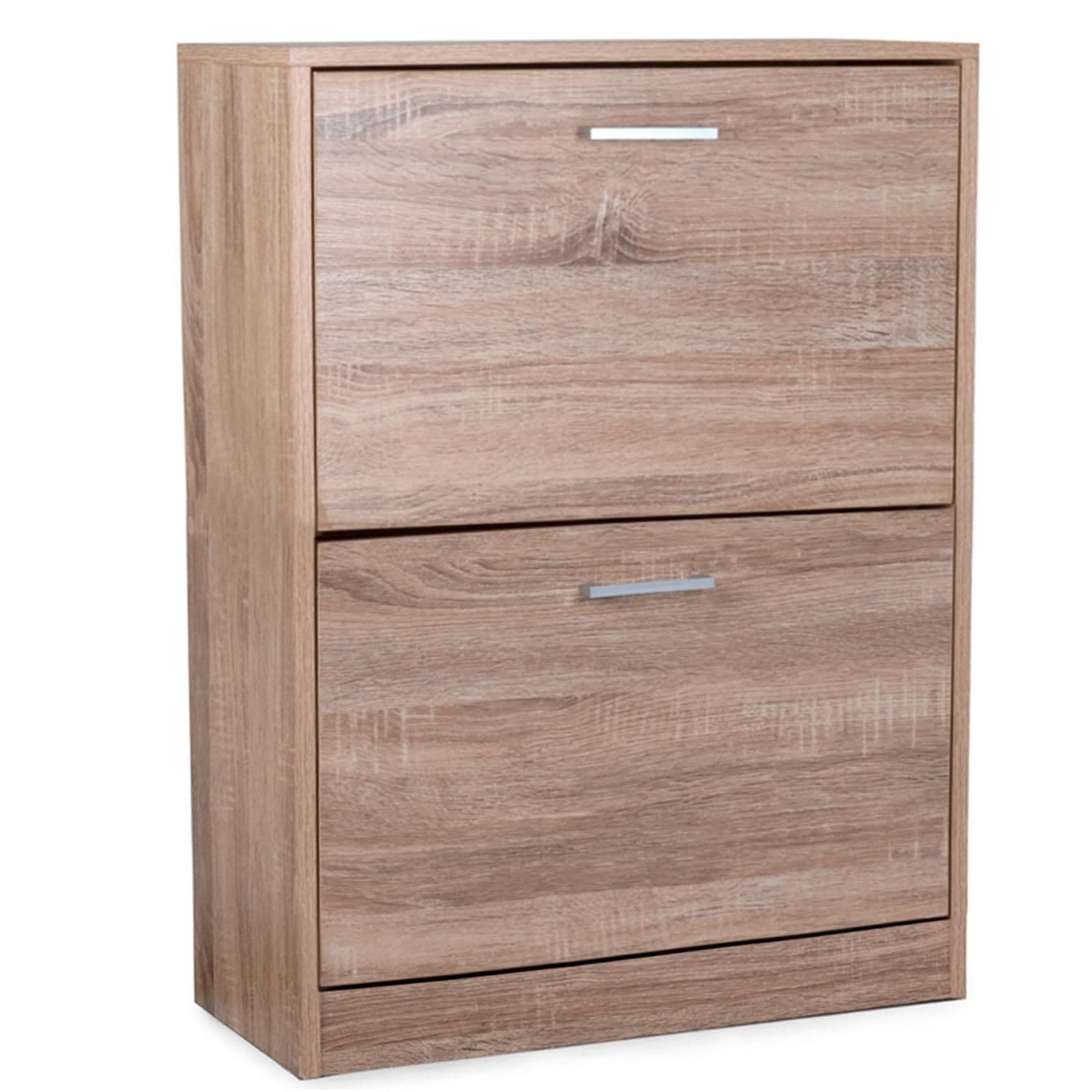 Scarpiera 60x82h cm rovere con 2 ante a ribalta - Sonic