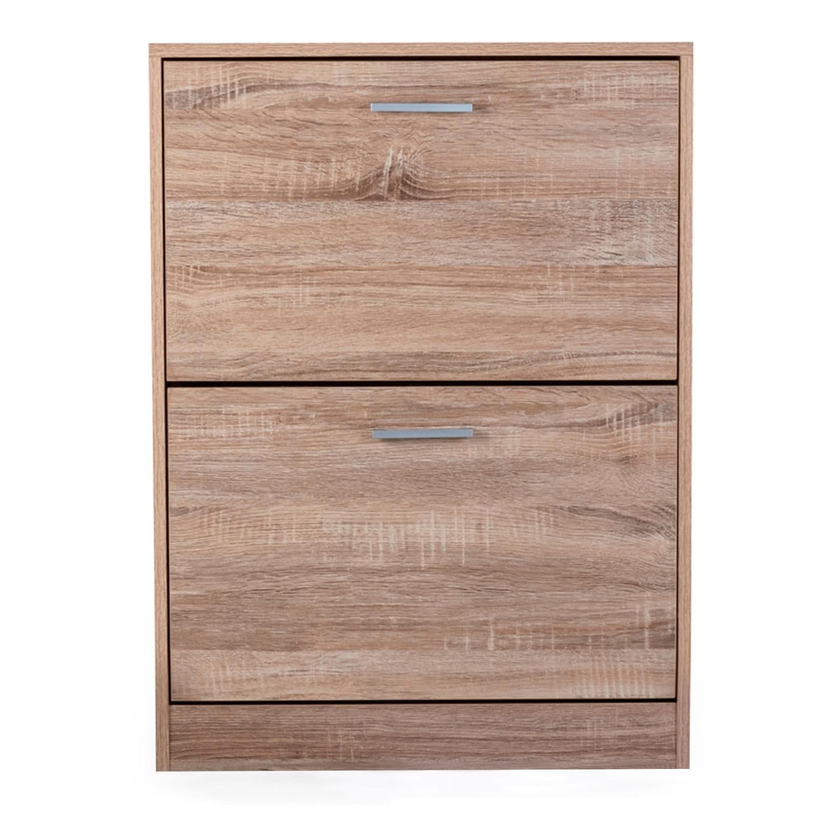 Scarpiera 60x82h cm rovere con 2 ante a ribalta - Sonic