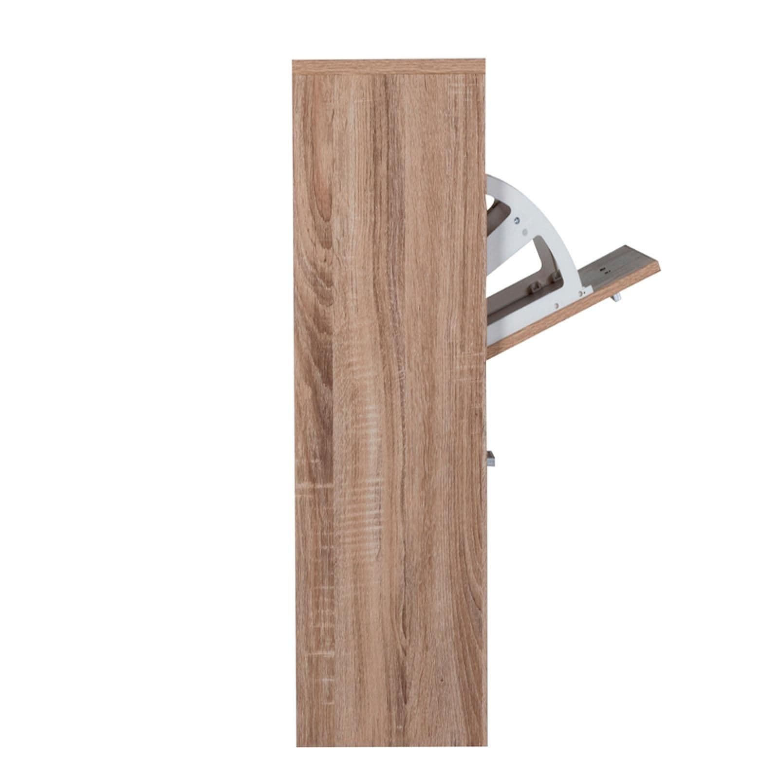 Scarpiera 60x82h cm rovere con 2 ante a ribalta - Sonic