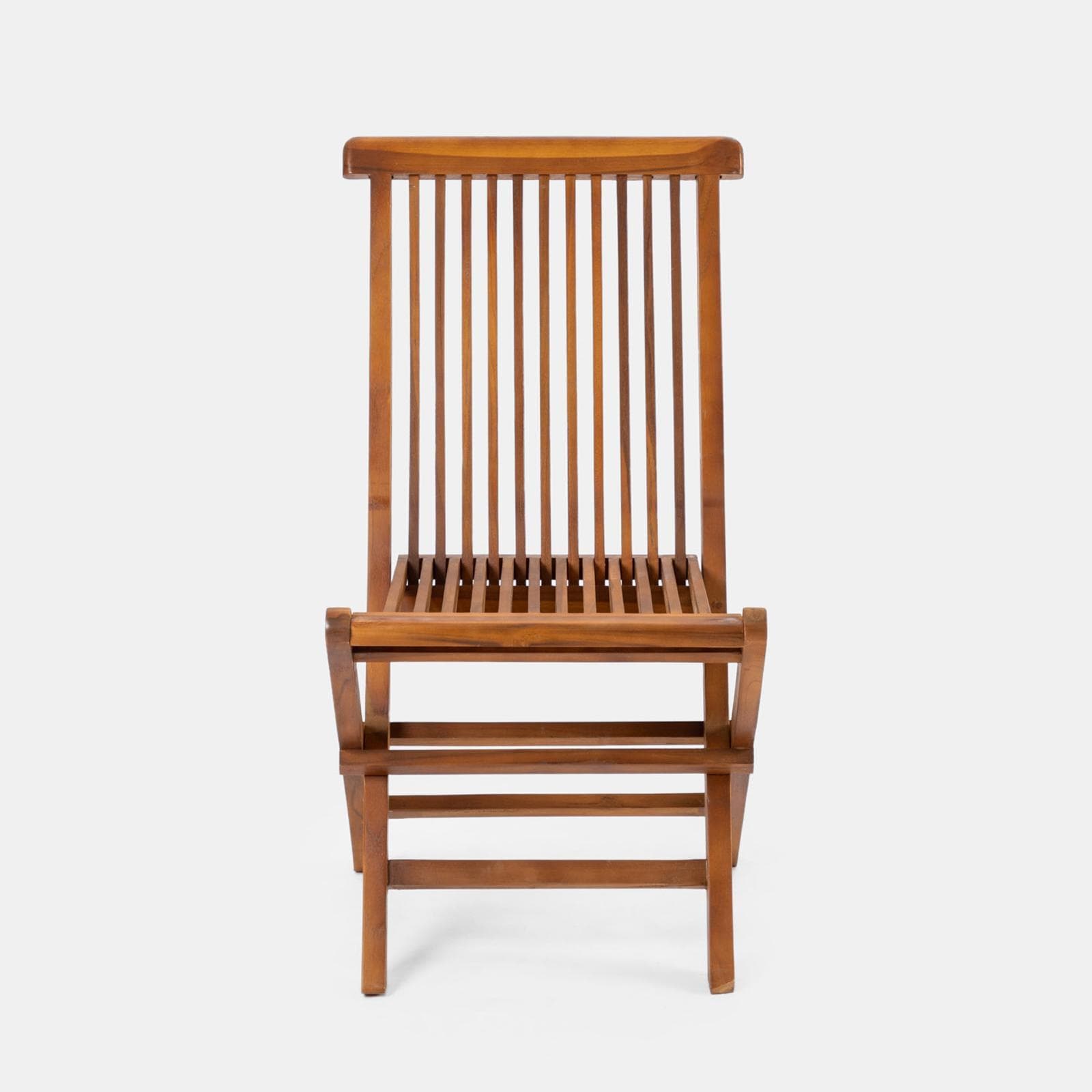 Sedia da esterno pieghevole in legno teak - Louis