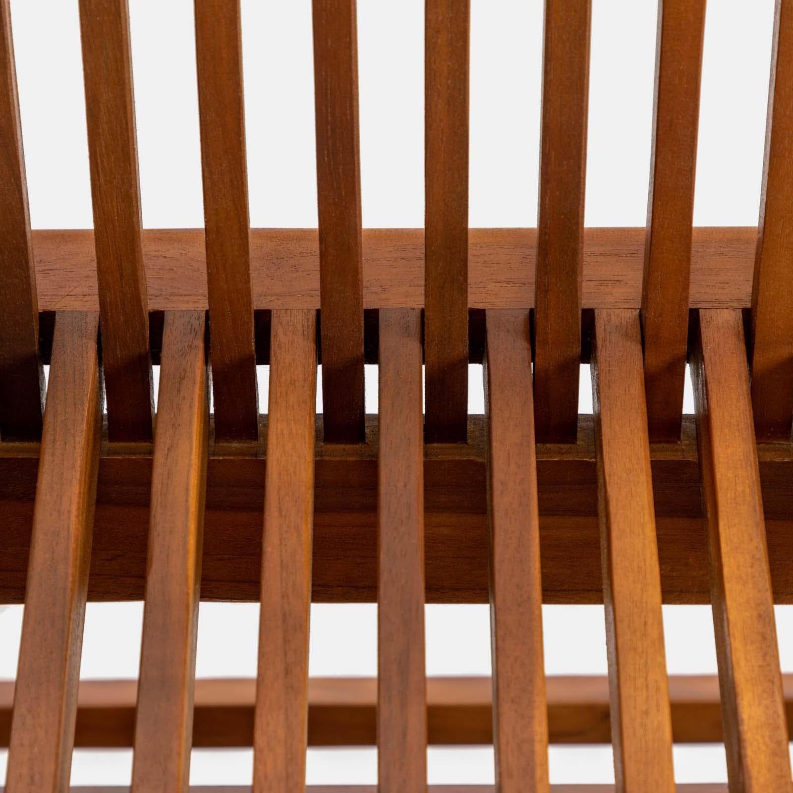 Sedia da esterno pieghevole in legno teak - Louis