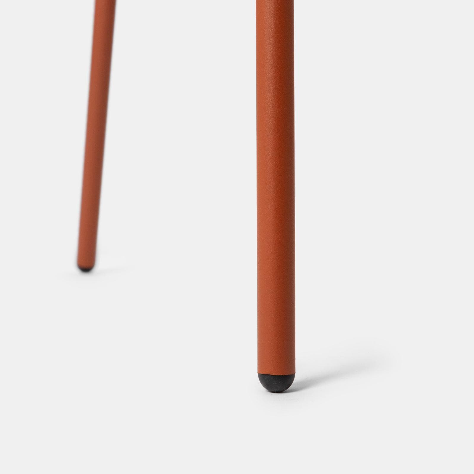Sedia da giardino impilabile in acciaio terracotta - Spezia