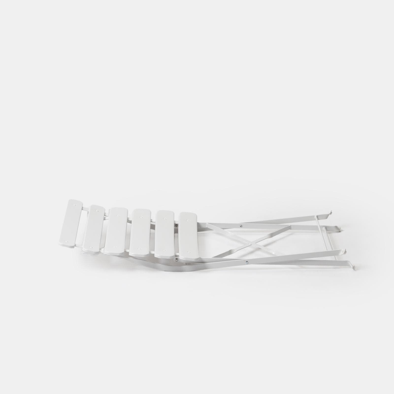 Sedia da giardino pieghevole in metallo bianco - Atelier