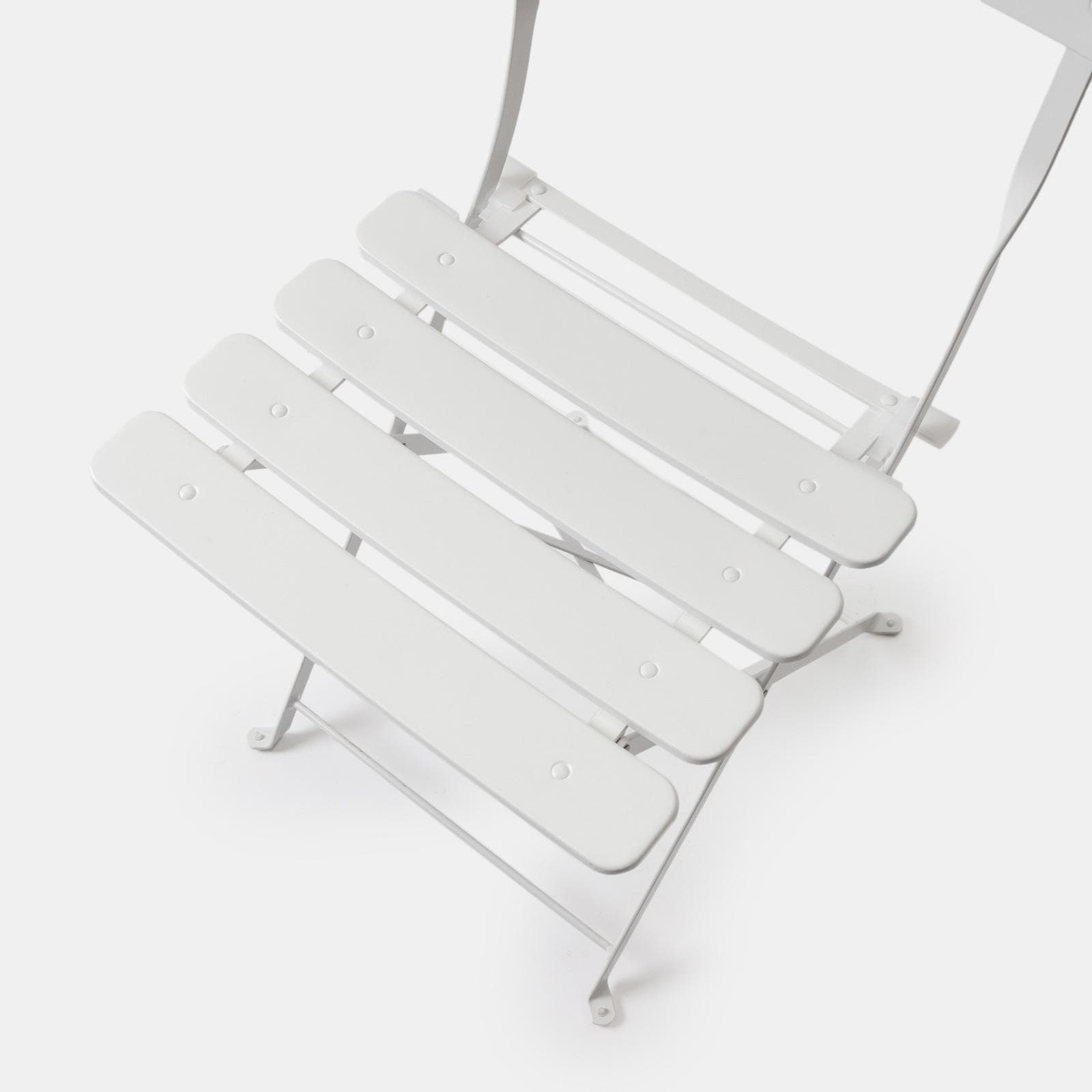 Sedia da giardino pieghevole in metallo bianco - Atelier
