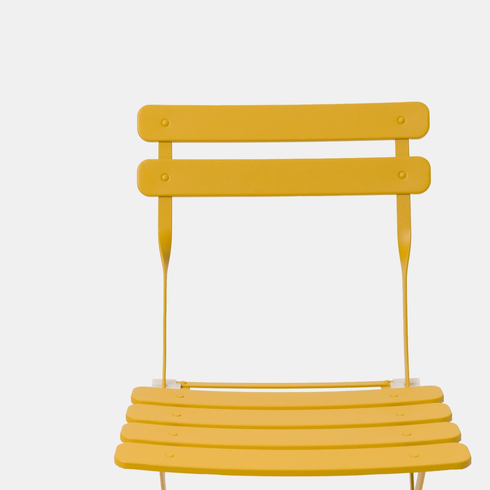 Sedia da giardino pieghevole in metallo senape - Atelier
