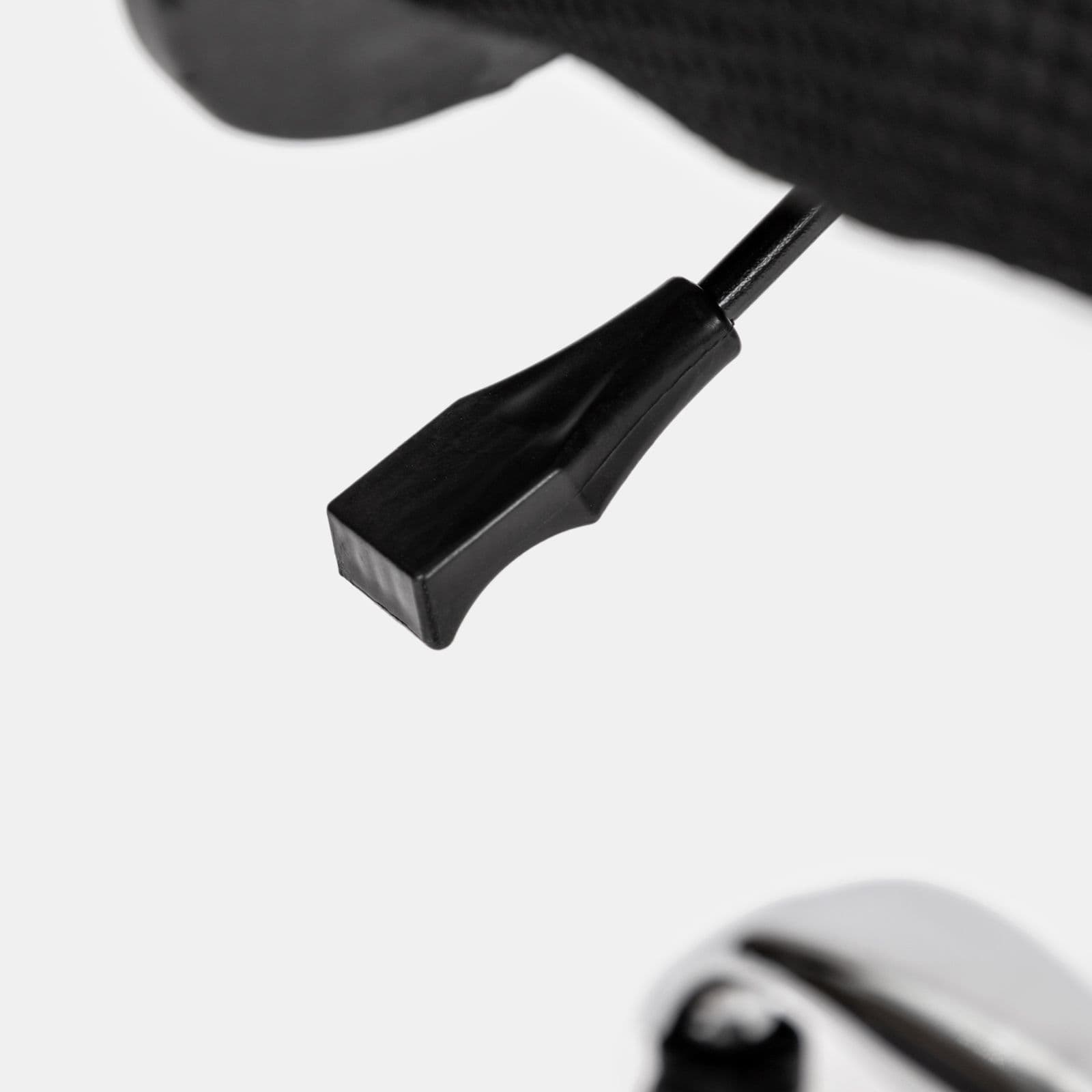 Sedia da ufficio girevole in tessuto mesh nero e schienale traspirante grigio - Storex