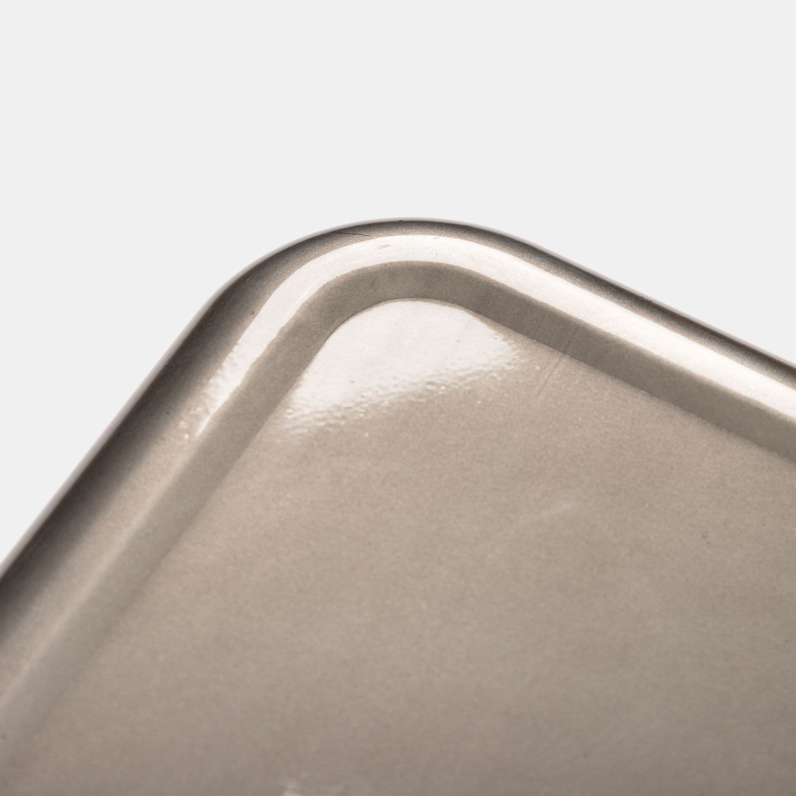 Sedia impilabile stile industrial in metallo grigio spazzolato - Farley