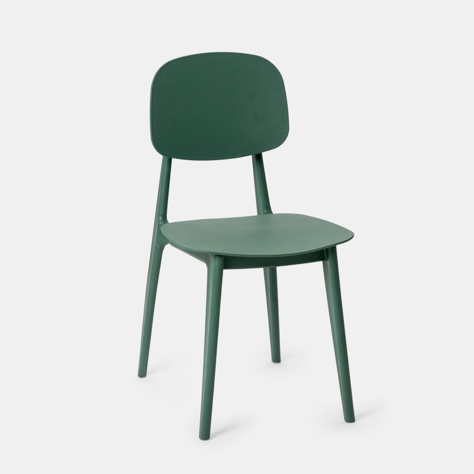 Sedia in polipropilene verde - Lilibeth