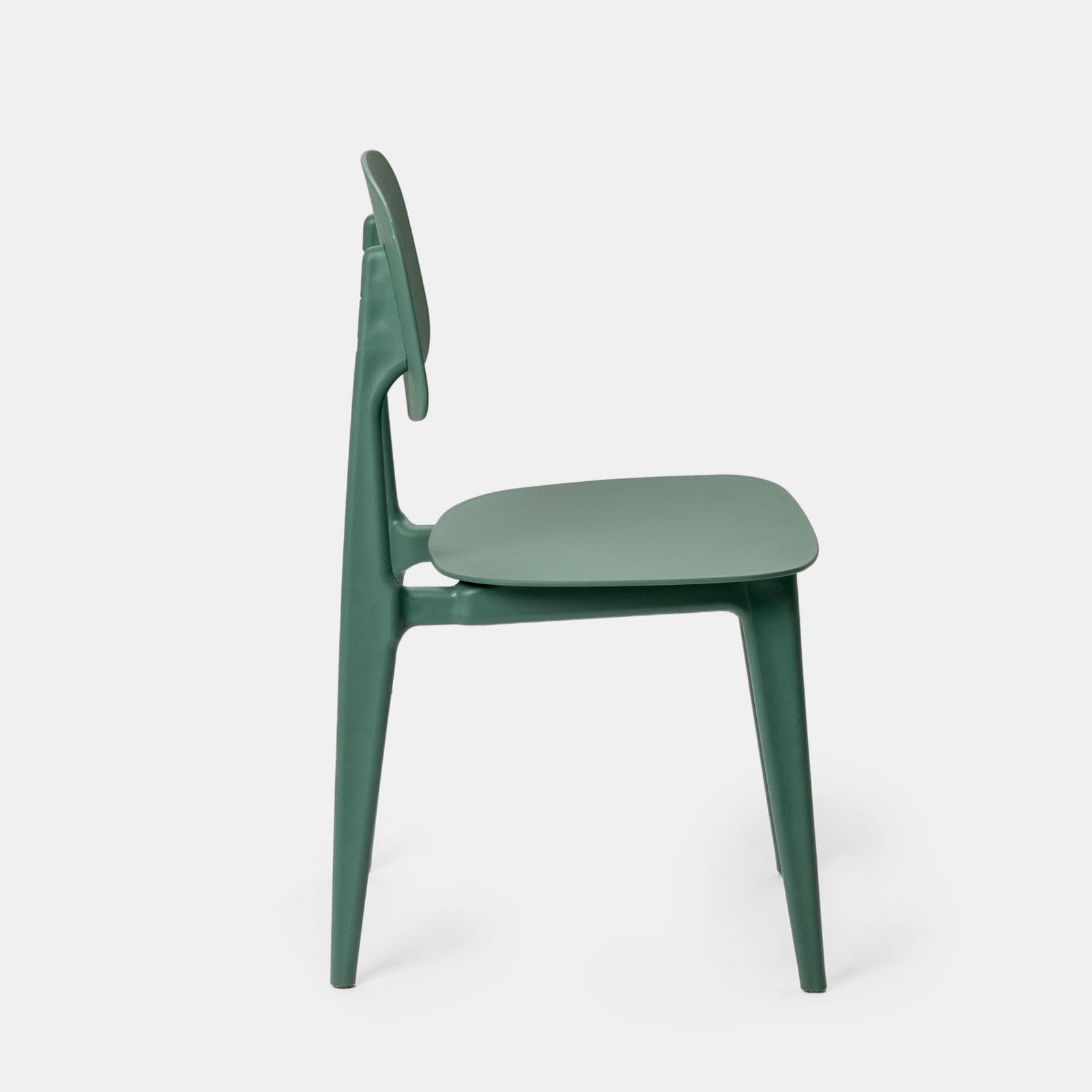 Sedia in polipropilene verde - Lilibeth