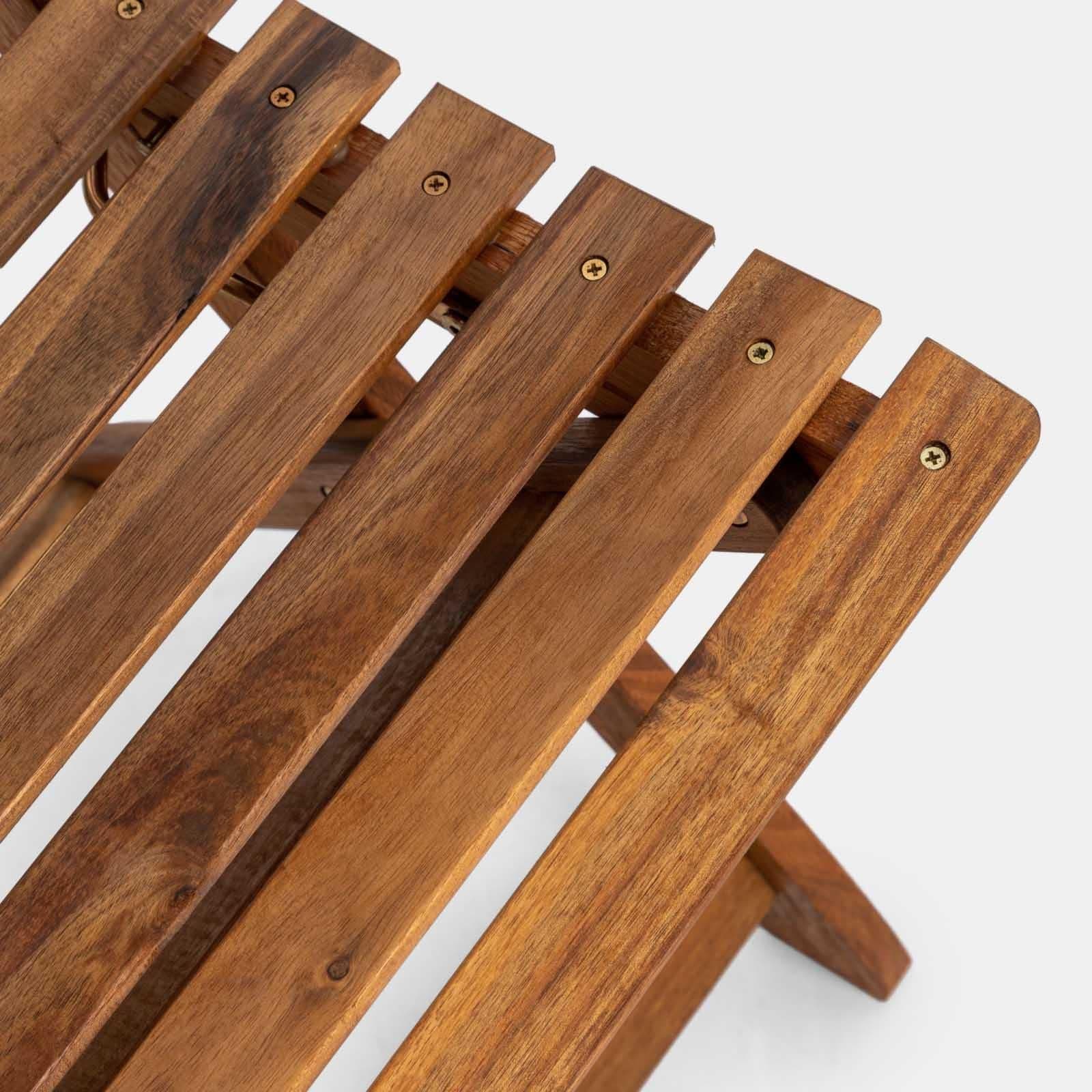 Sedia pieghevole salvaspazio in legno di acacia - Paja