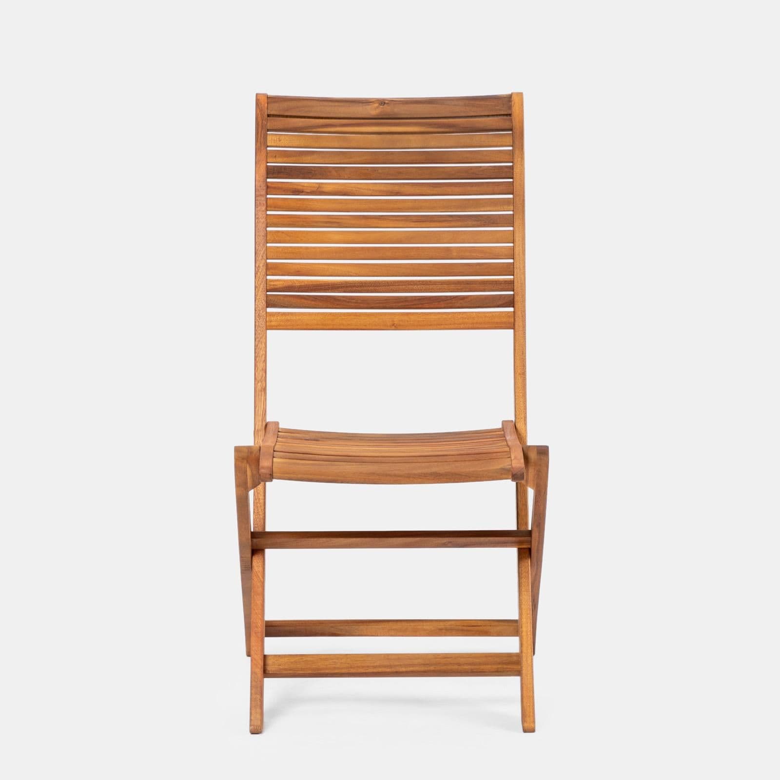 Sedia da giardino pieghevole in legno di acacia - Paja