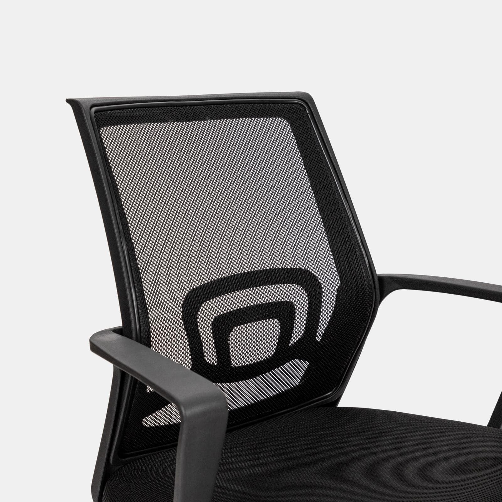 Sedia da ufficio girevole in tessuto mesh e schienale traspirante con supporto lombare - Wilson