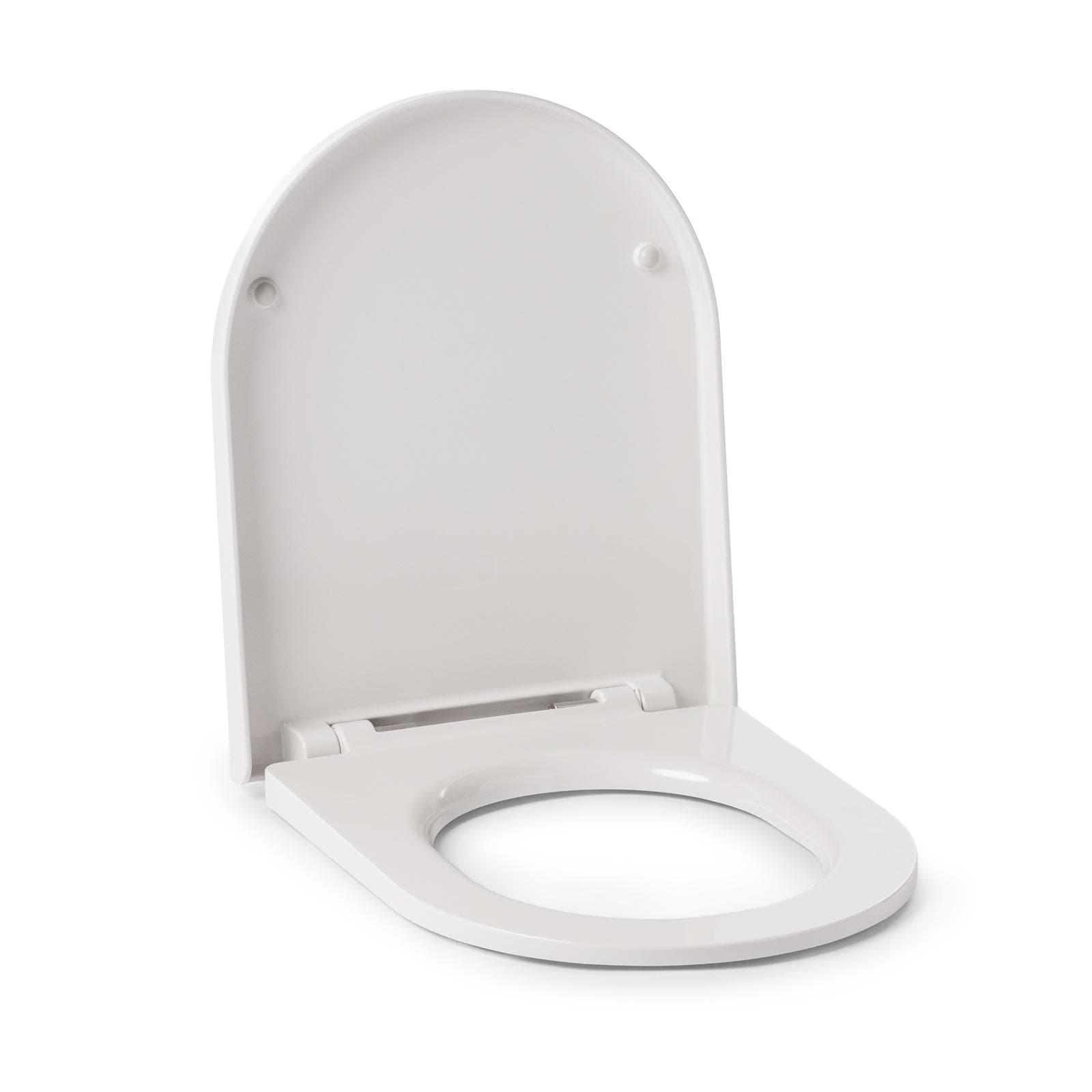 Sedile avvolgente termoindurente bianco con chiusura soft-close