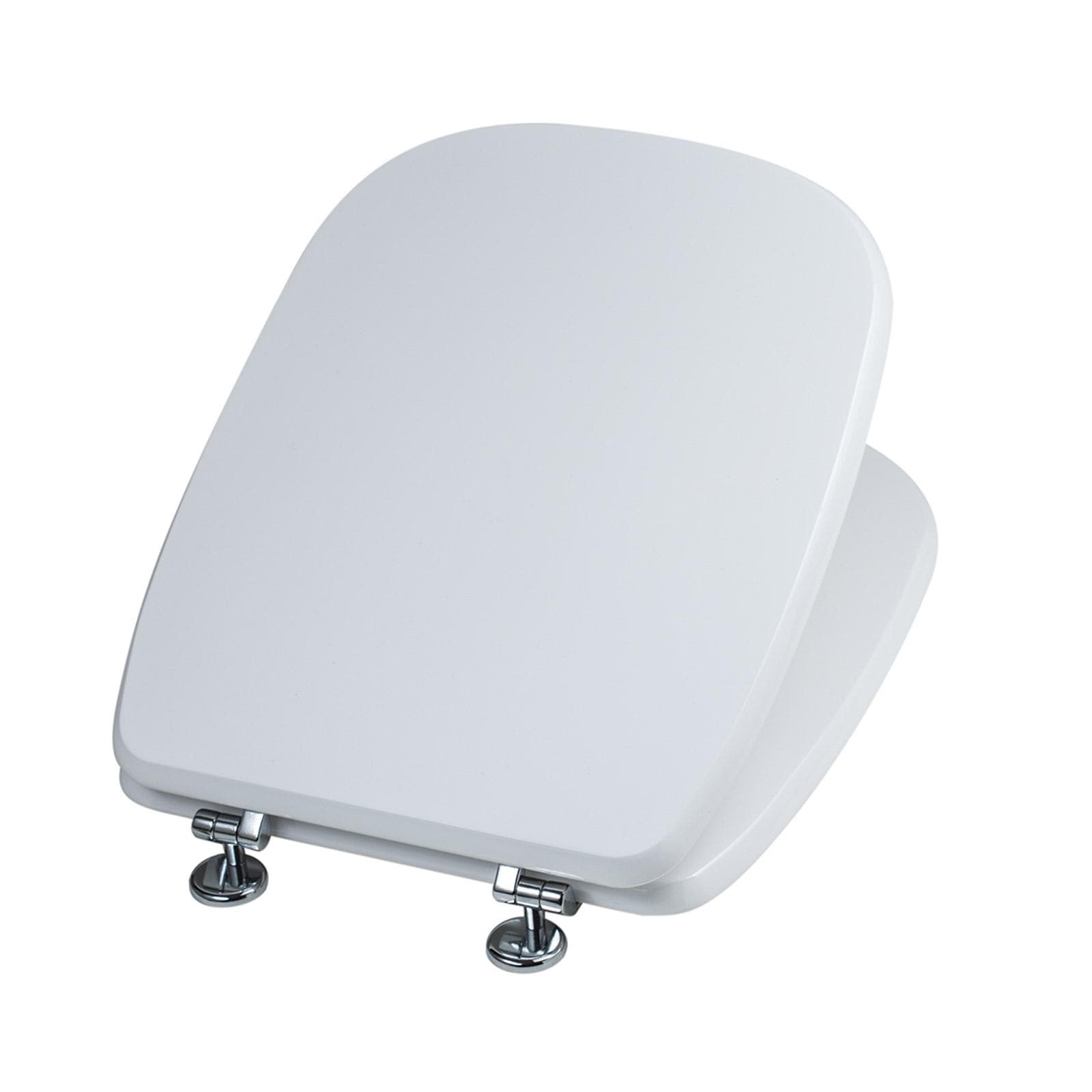 Sedile copriwc in legno bianco compatibile con la serie Fleo Dolomite di Ideal Standard