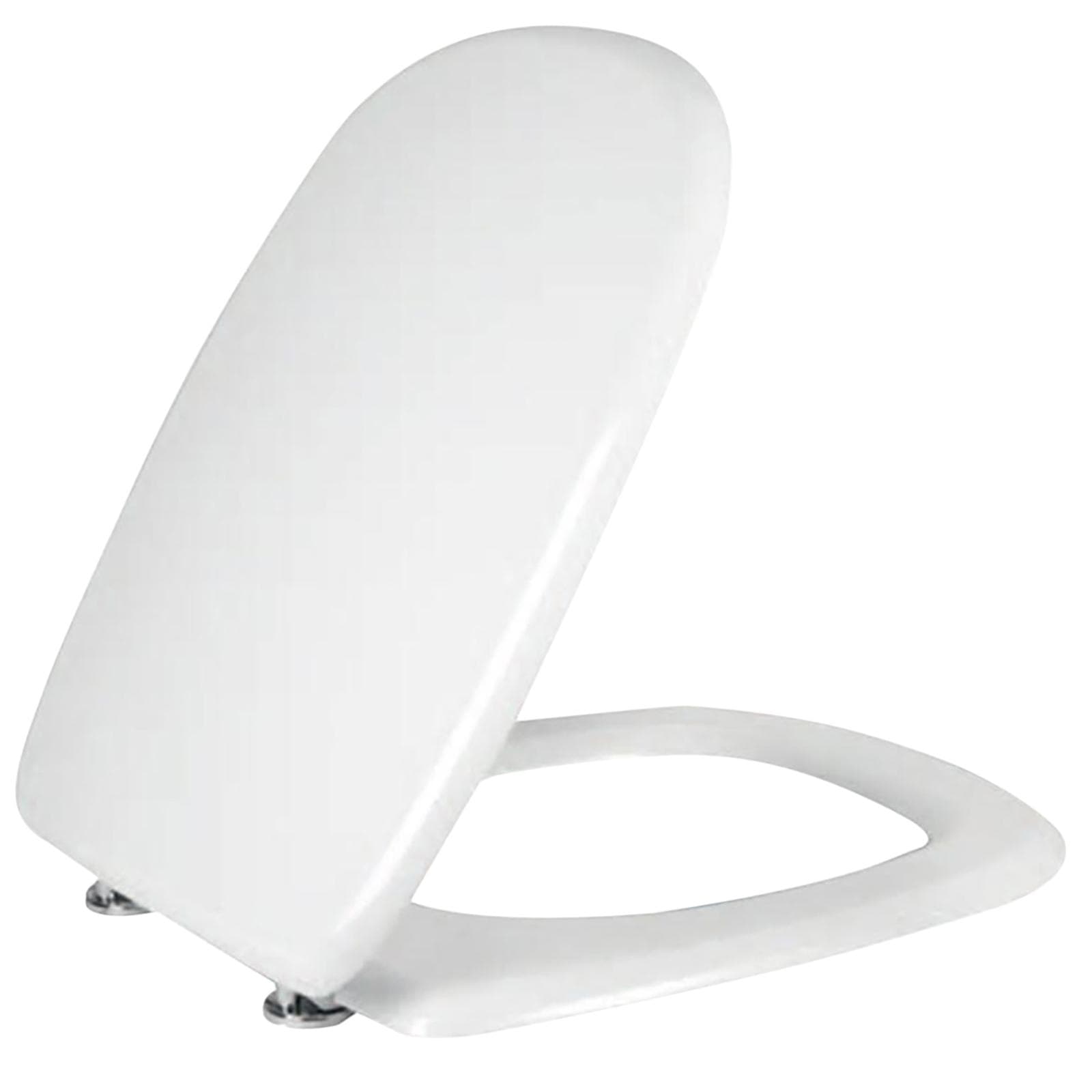 Sedile copriwc in legno bianco compatibile con la serie Fleo Dolomite di Ideal Standard