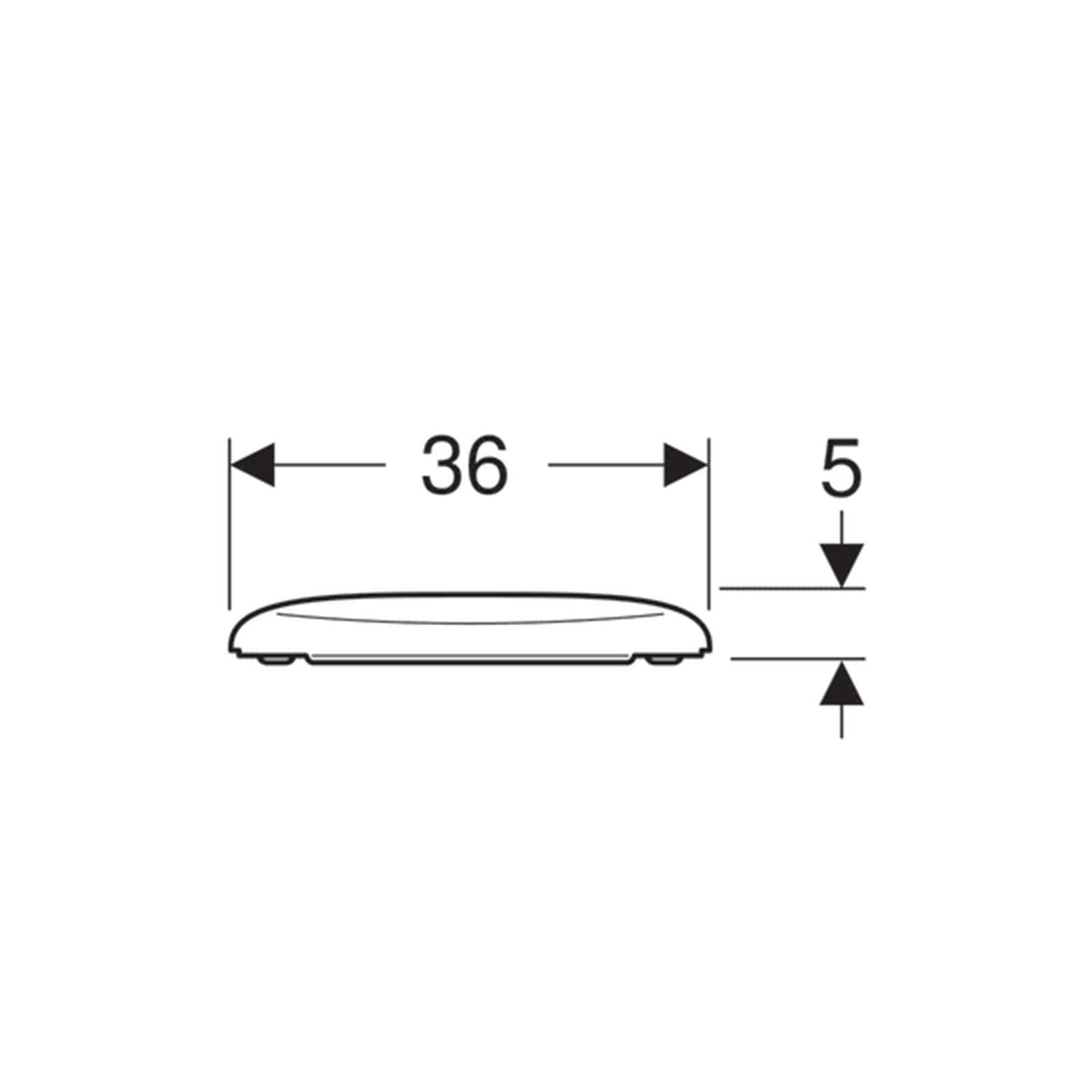 Sedile copriwc SoftClose avvolgente bianco Serie Fantasia - Geberit