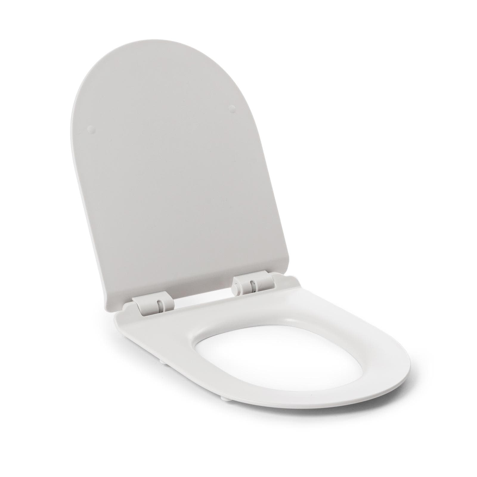 Sedile copriwc SoftClose bianco opaco per vaso serie Volga