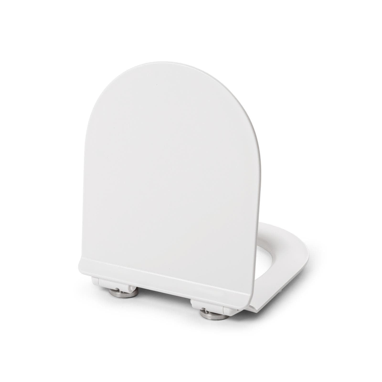 Sedile copriwc SoftClose bianco opaco per vaso serie Volga