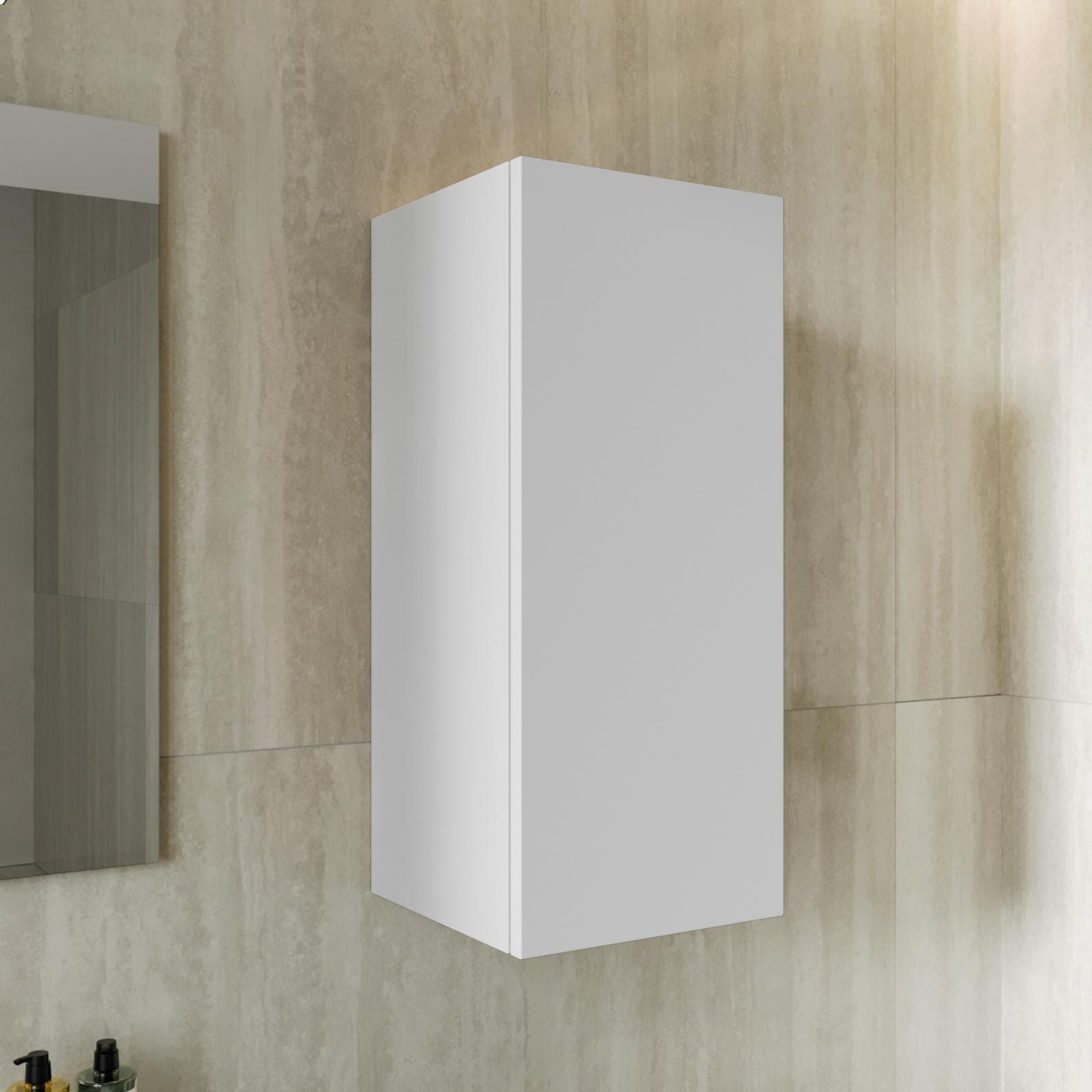 Semicolonna bagno sospesa 30x70 h cm bianco opaco - Lion
