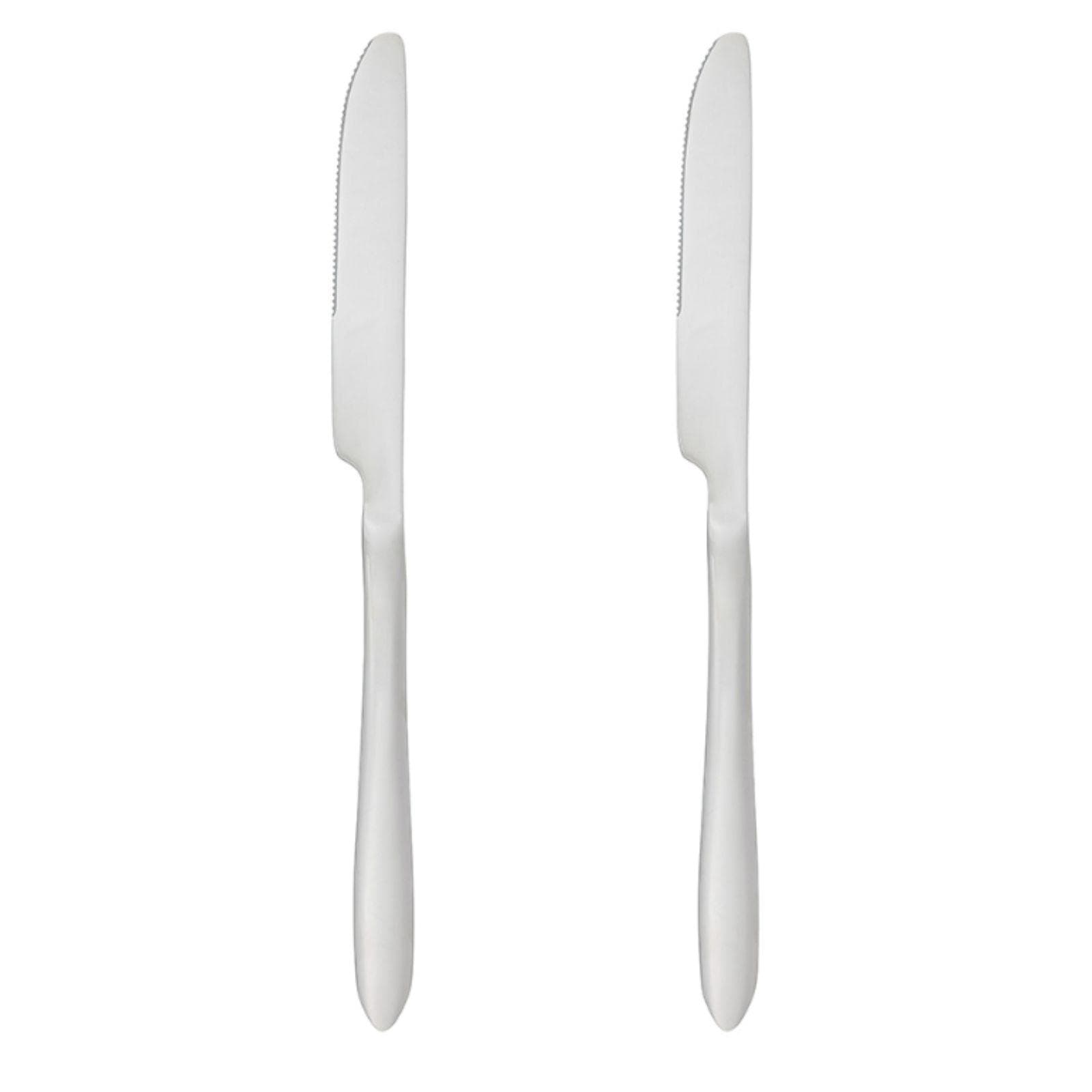 Set 2 coltelli in acciaio inox cromo