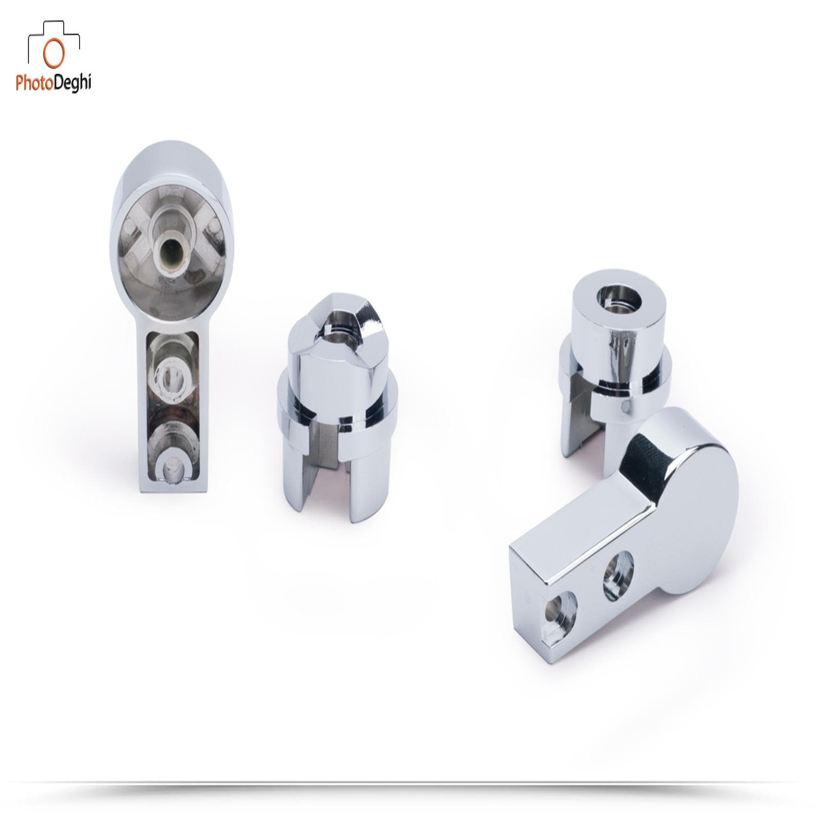 Set 2 nottolini ricambio box doccia cromati