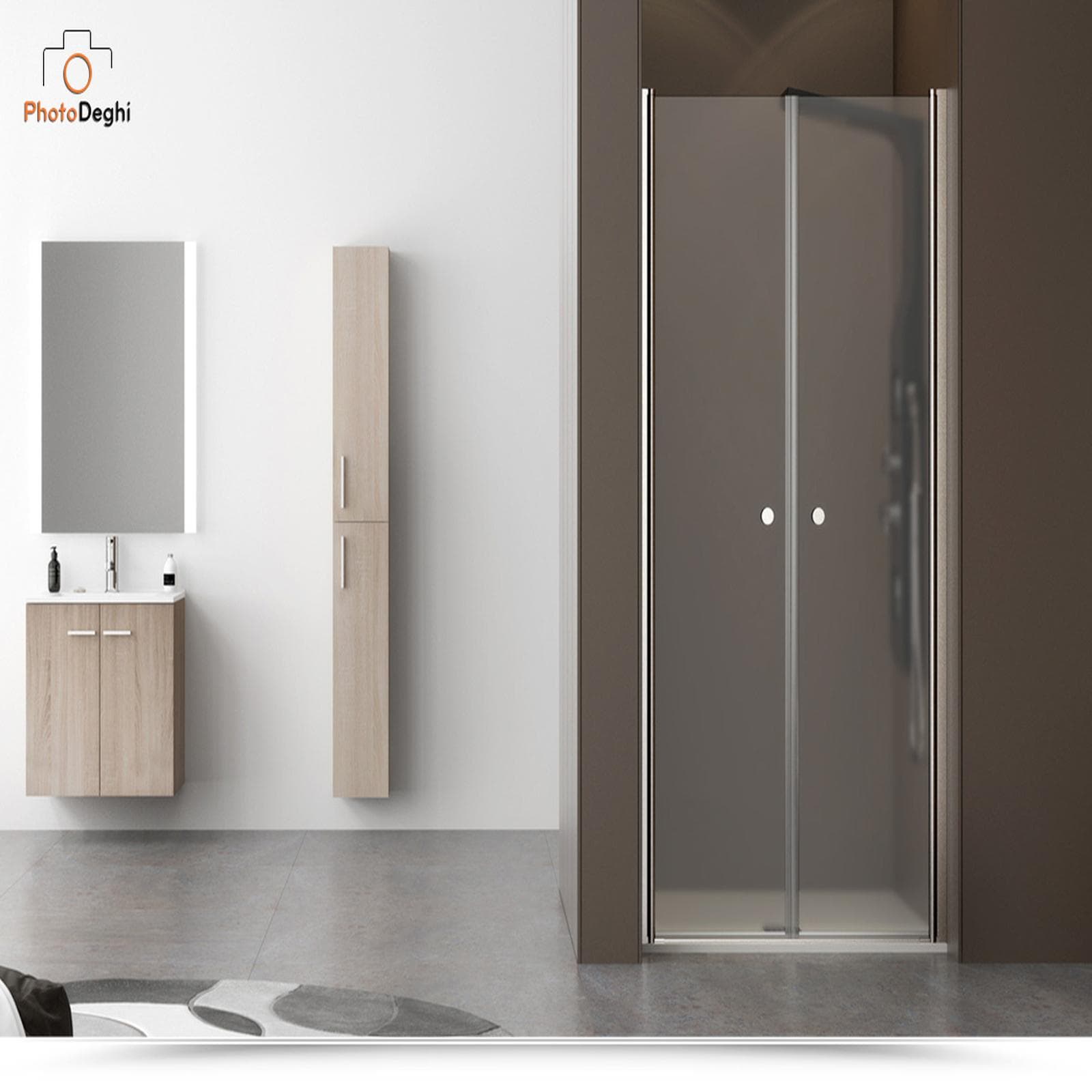 Set 2 nottolini ricambio box doccia cromati