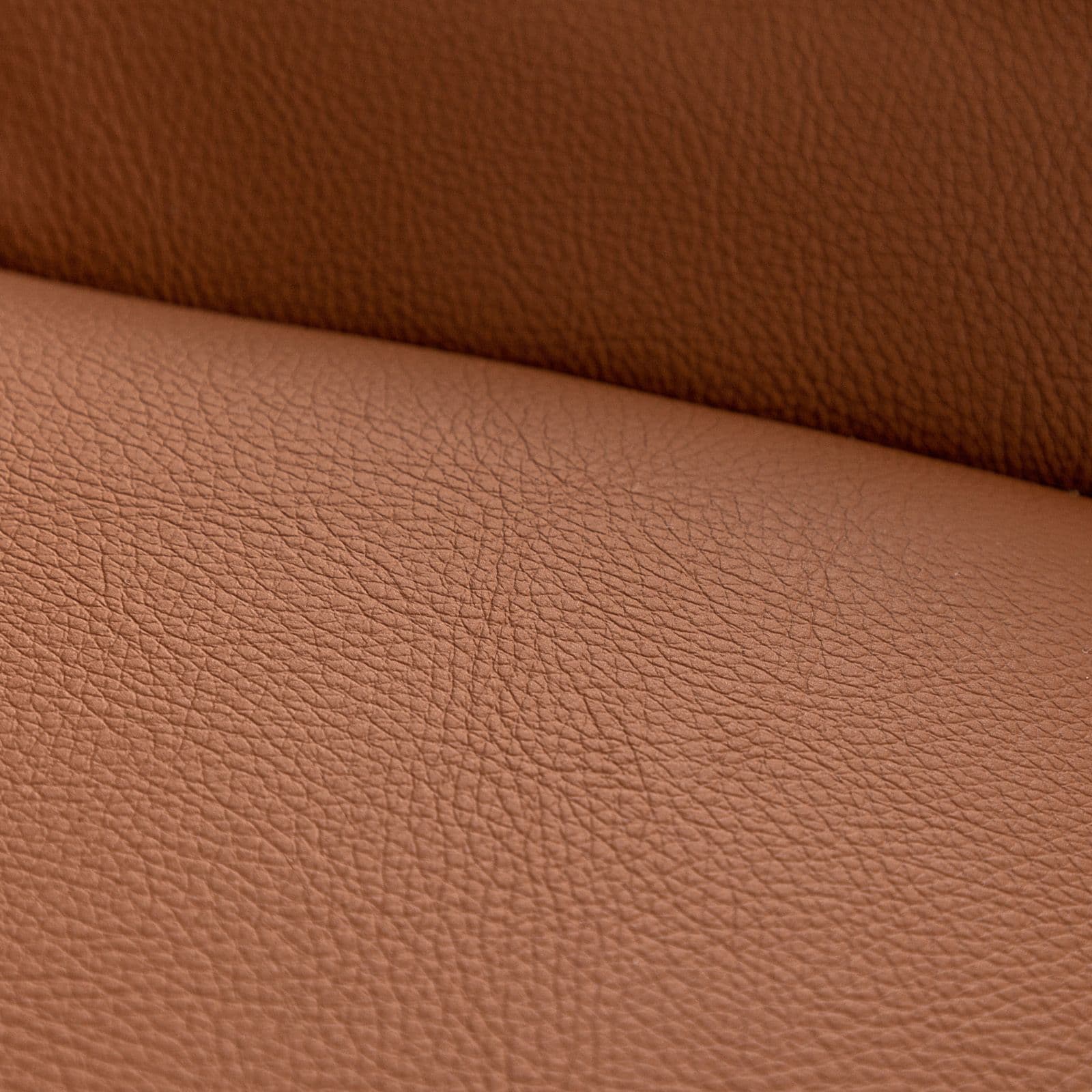 Set 2 poltroncine in similpelle terracotta - Rhea