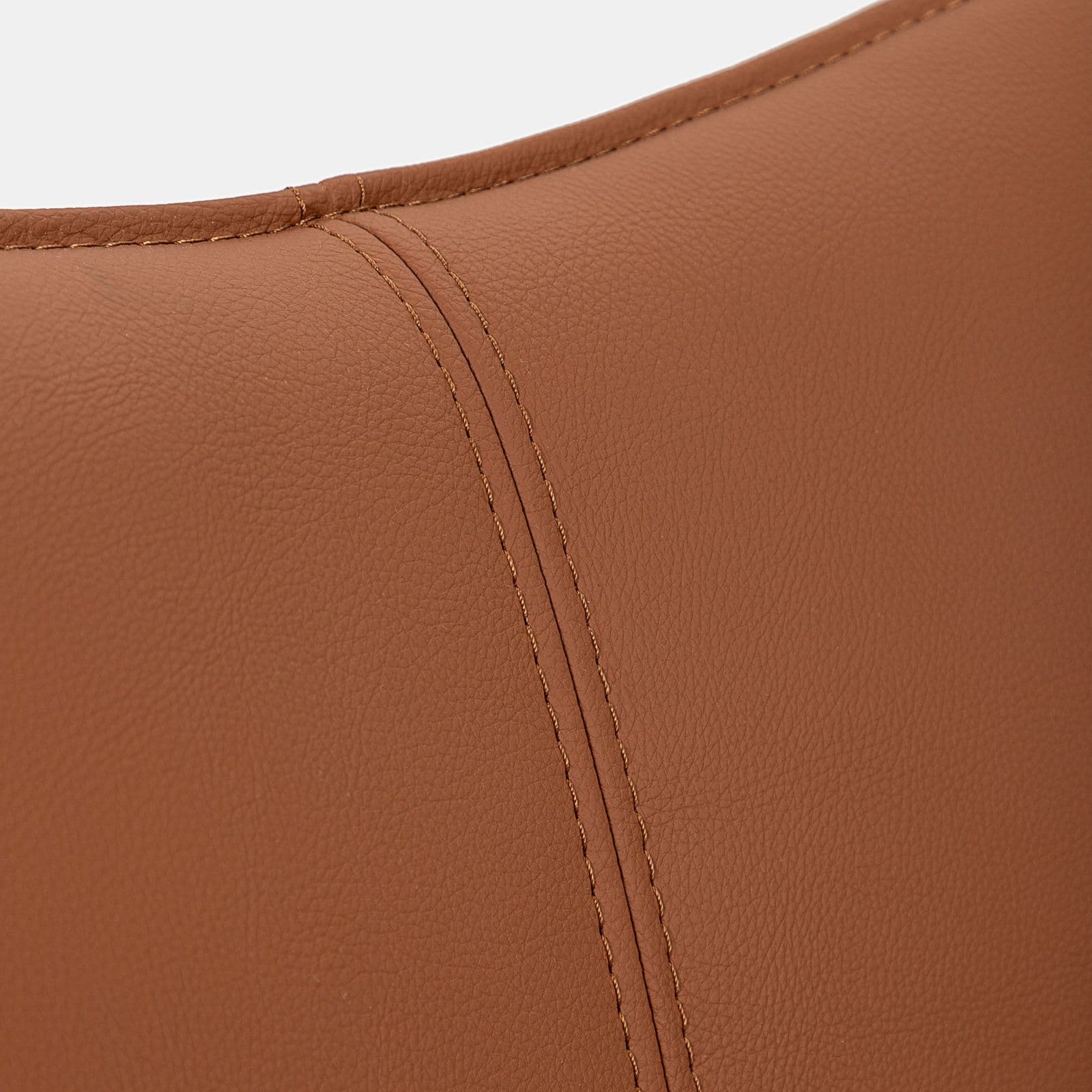 Set 2 poltroncine in similpelle terracotta - Rhea