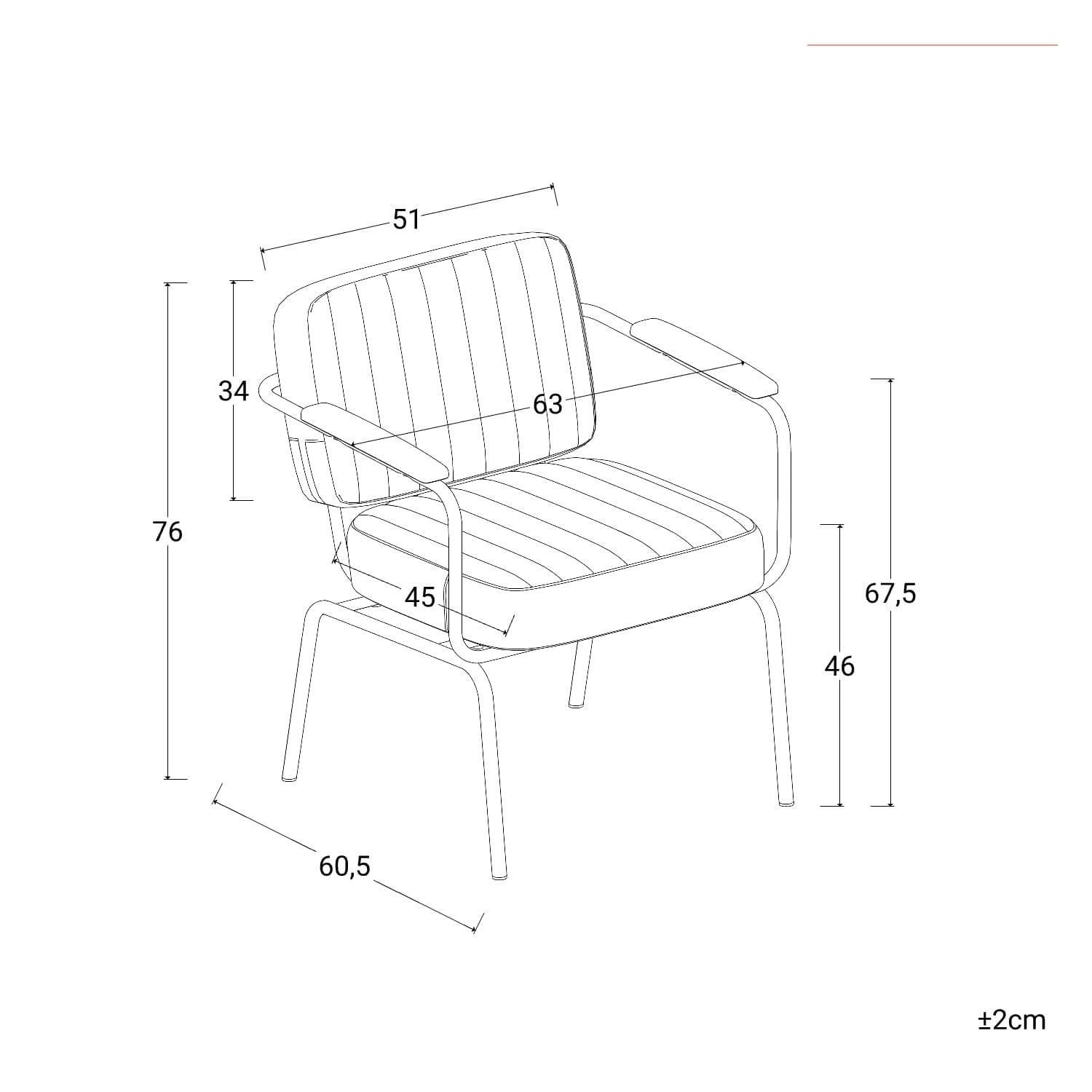 Set 2 poltrone da ufficio in tessuto scamosciato cognac con gambe in bronzo satinato - Sovella