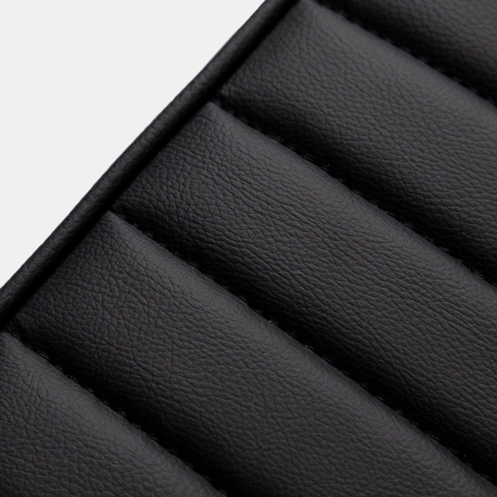Set 2 poltrone in similpelle nero e struttura in acciaio antracite con braccioli - Willard