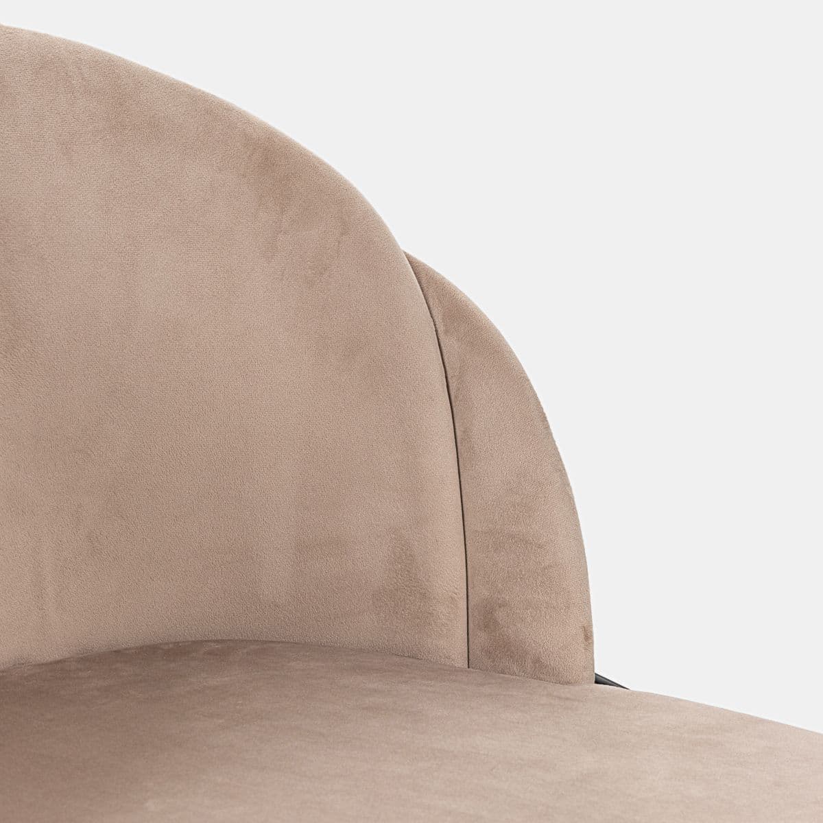 Set 2 sedie in velluto beige - Kneel