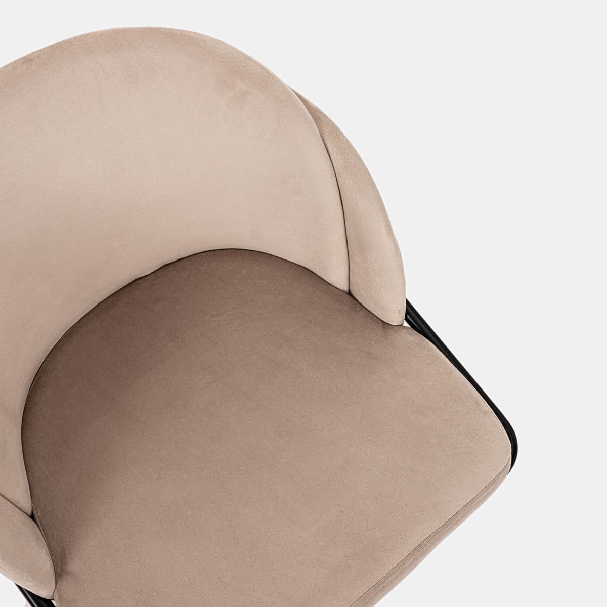 Set 2 sedie in velluto beige - Kneel
