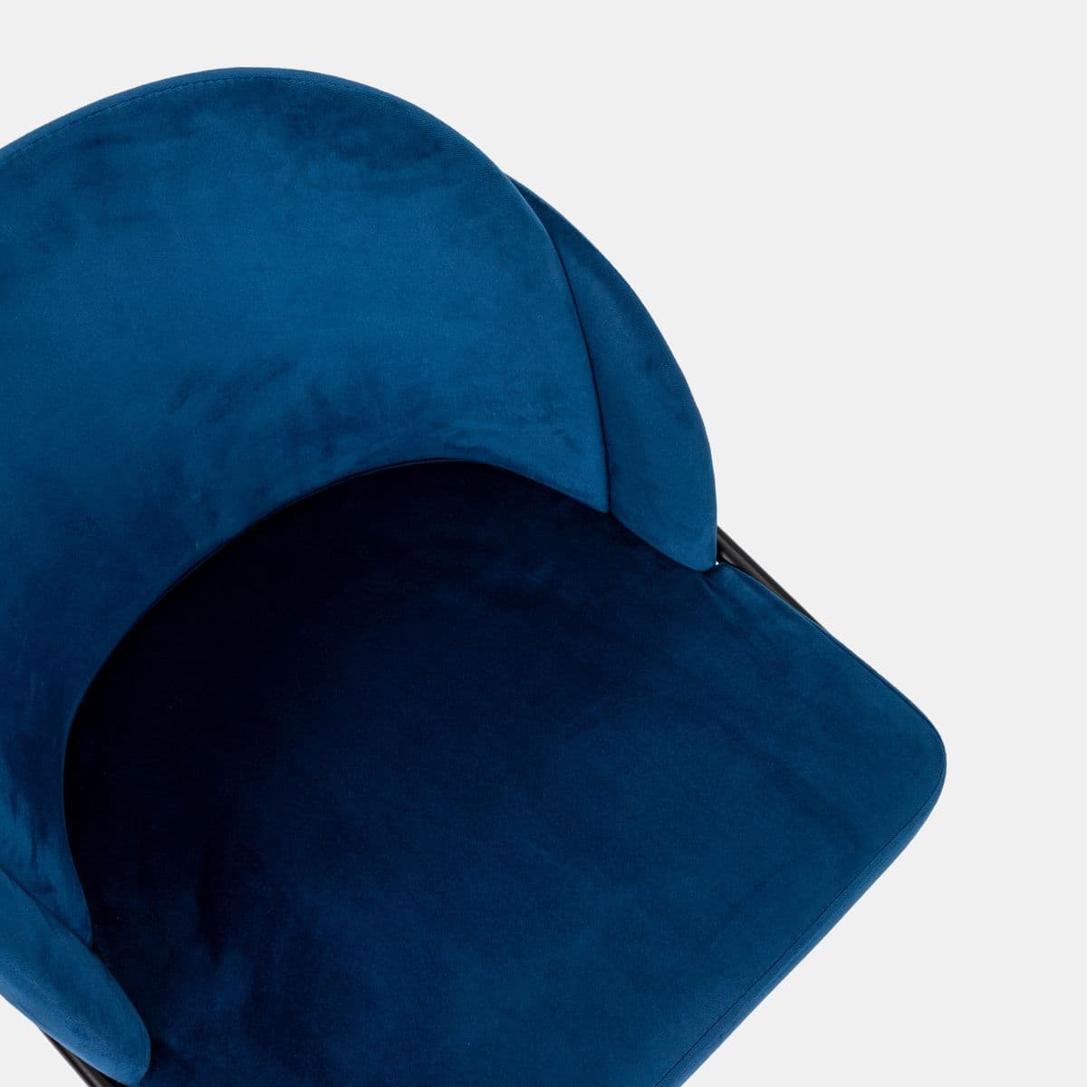 Set 2 sedie in velluto blu - Kneel